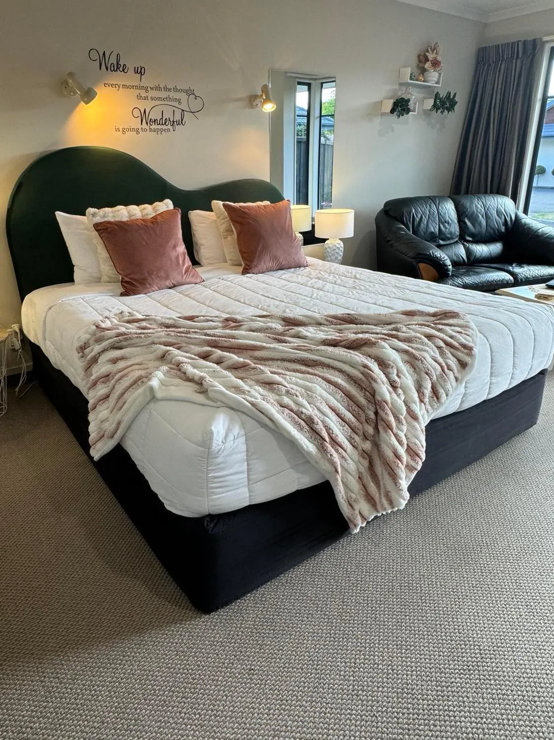 Bed in Centre Court Motel