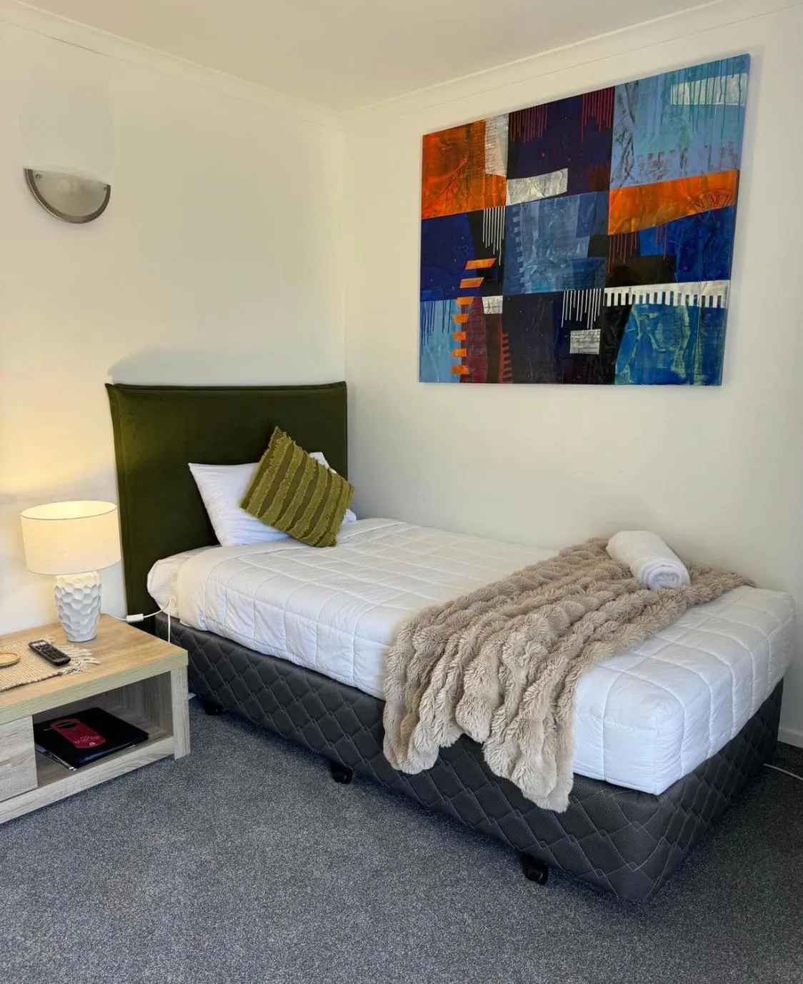 Bed in Centre Court Motel