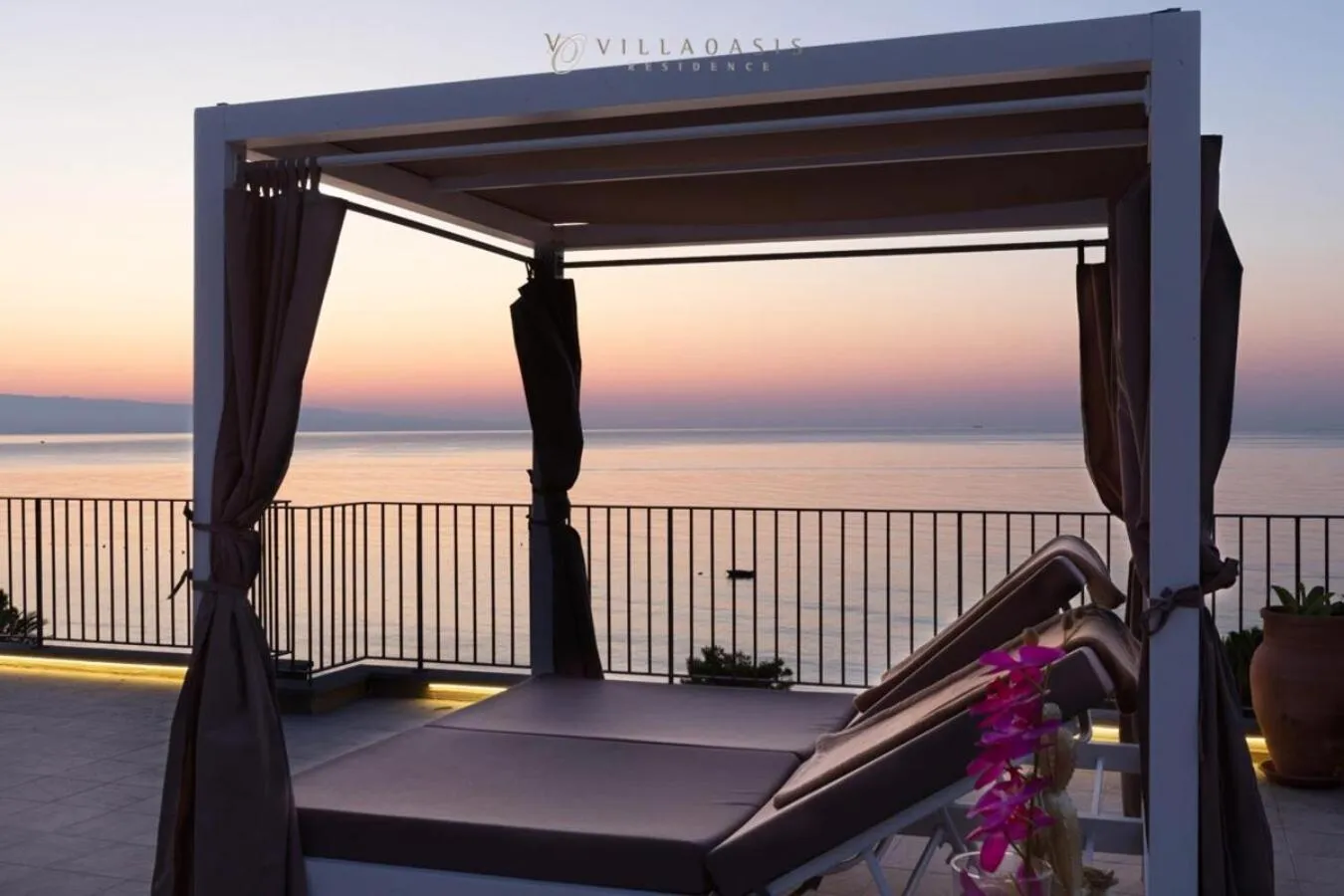 Balcony/Terrace in Taormina Villa Oasis Residence