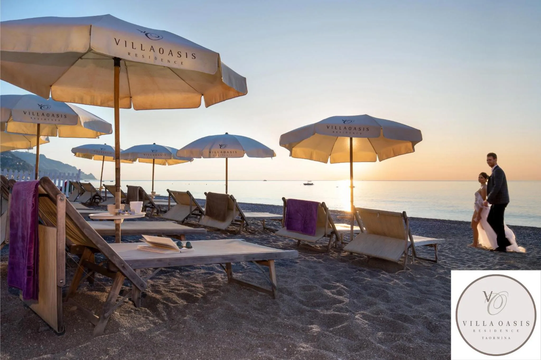 Beach in Taormina Villa Oasis Residence