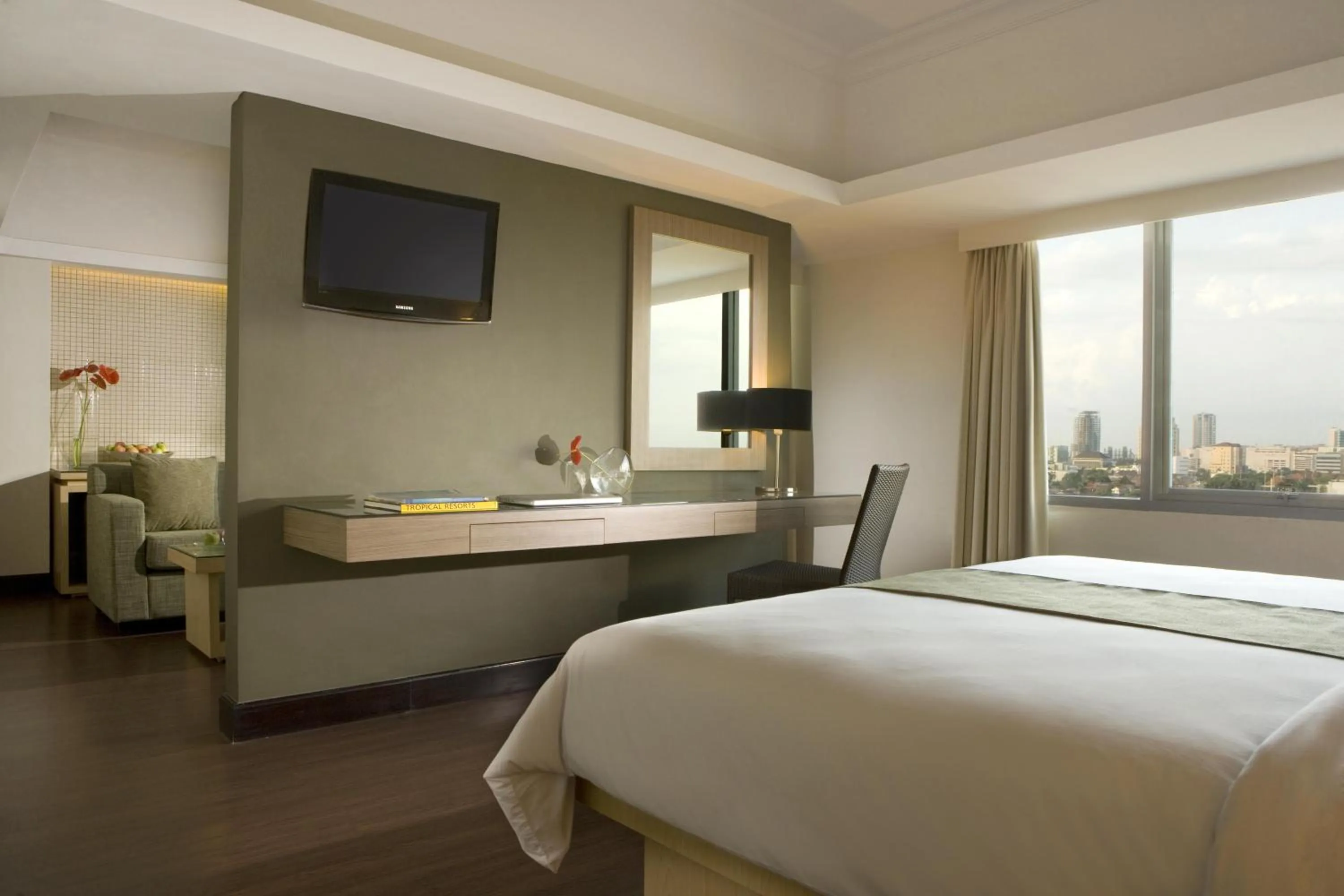 Bed in Hotel Santika Pandegiling - Surabaya