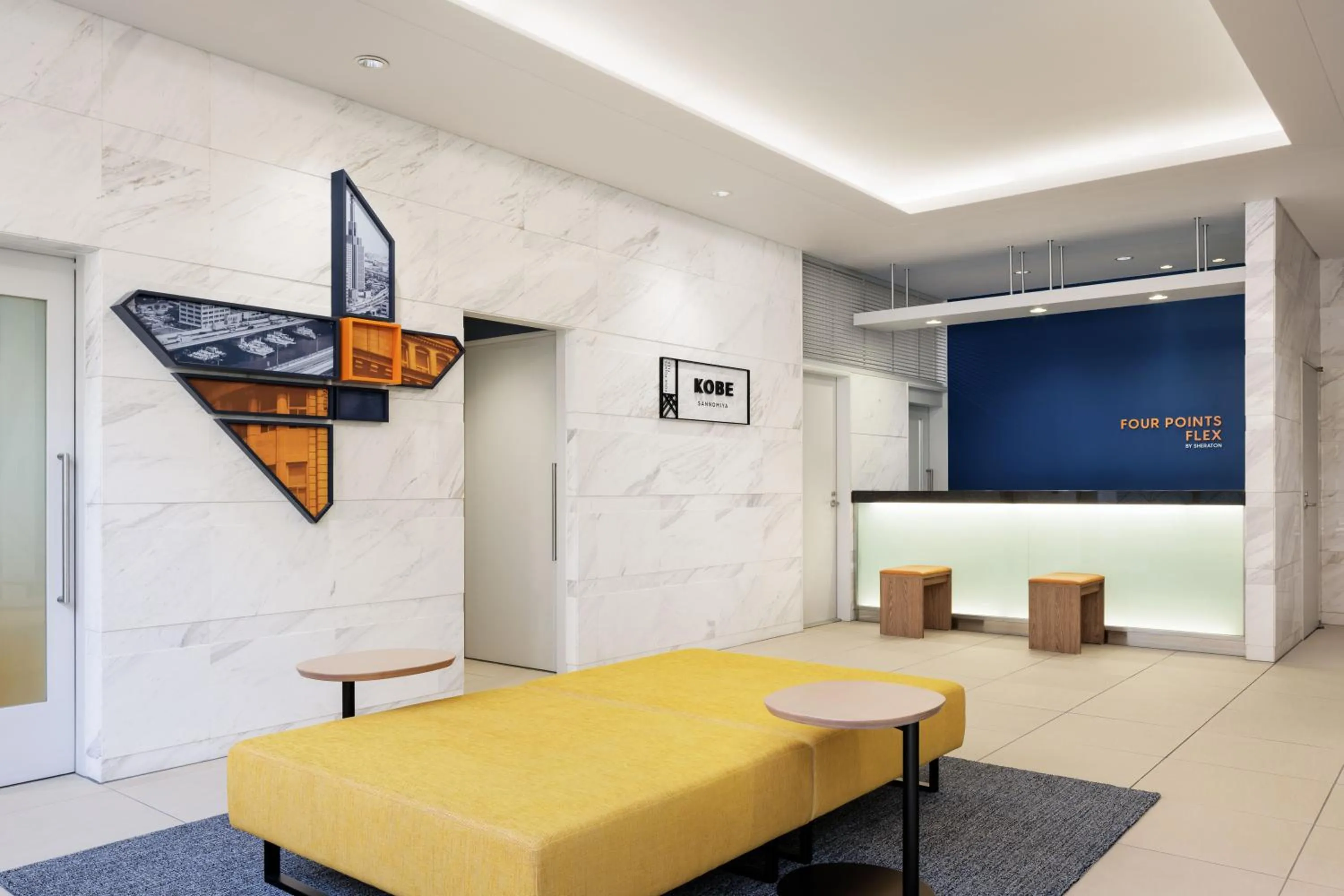 Lobby or reception in UNIZO INN Kobe Sannomiya