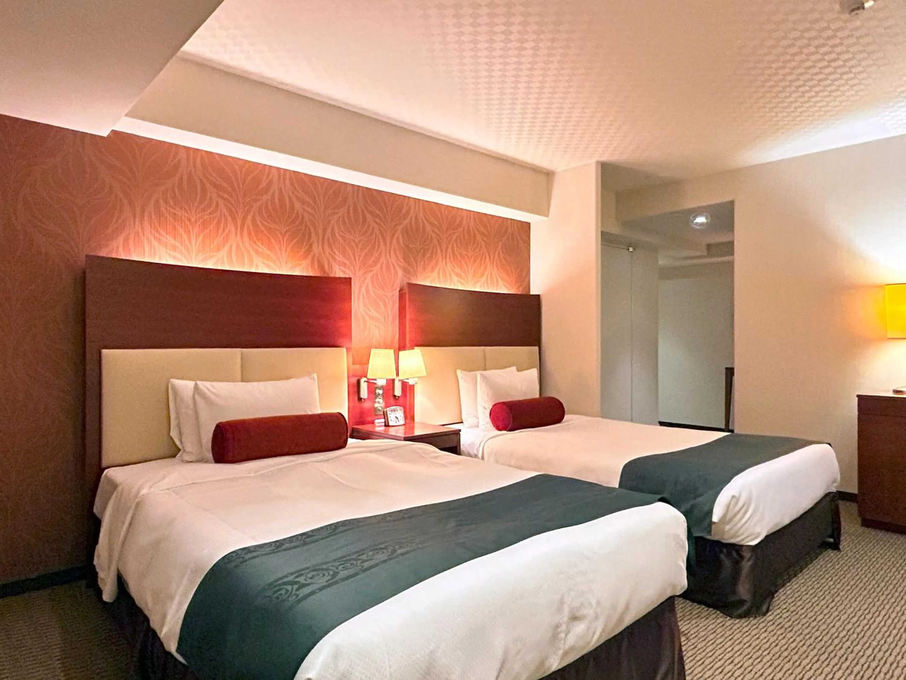 Bed in Nakajimaya Grand Hotel