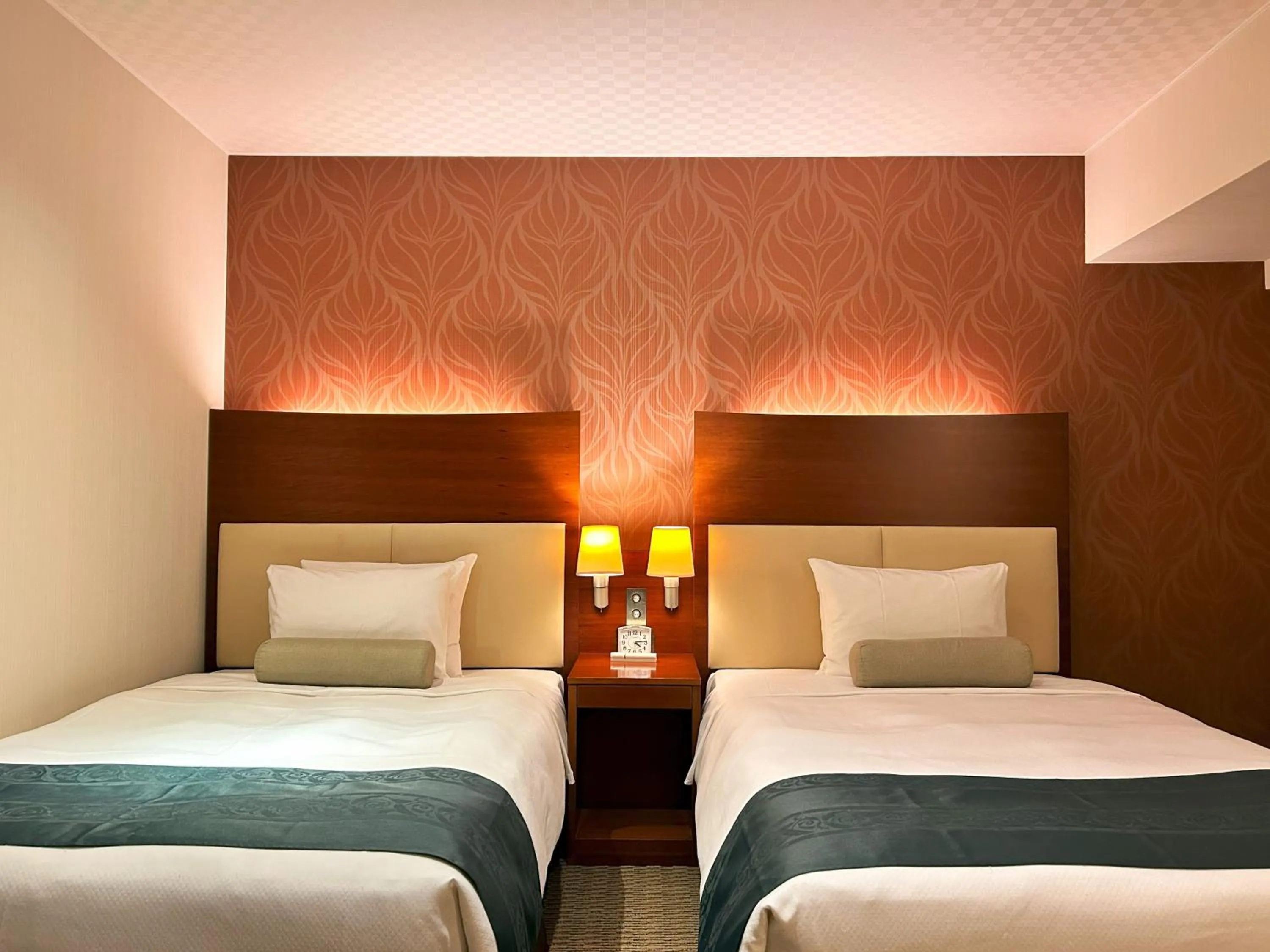 Bed in Nakajimaya Grand Hotel