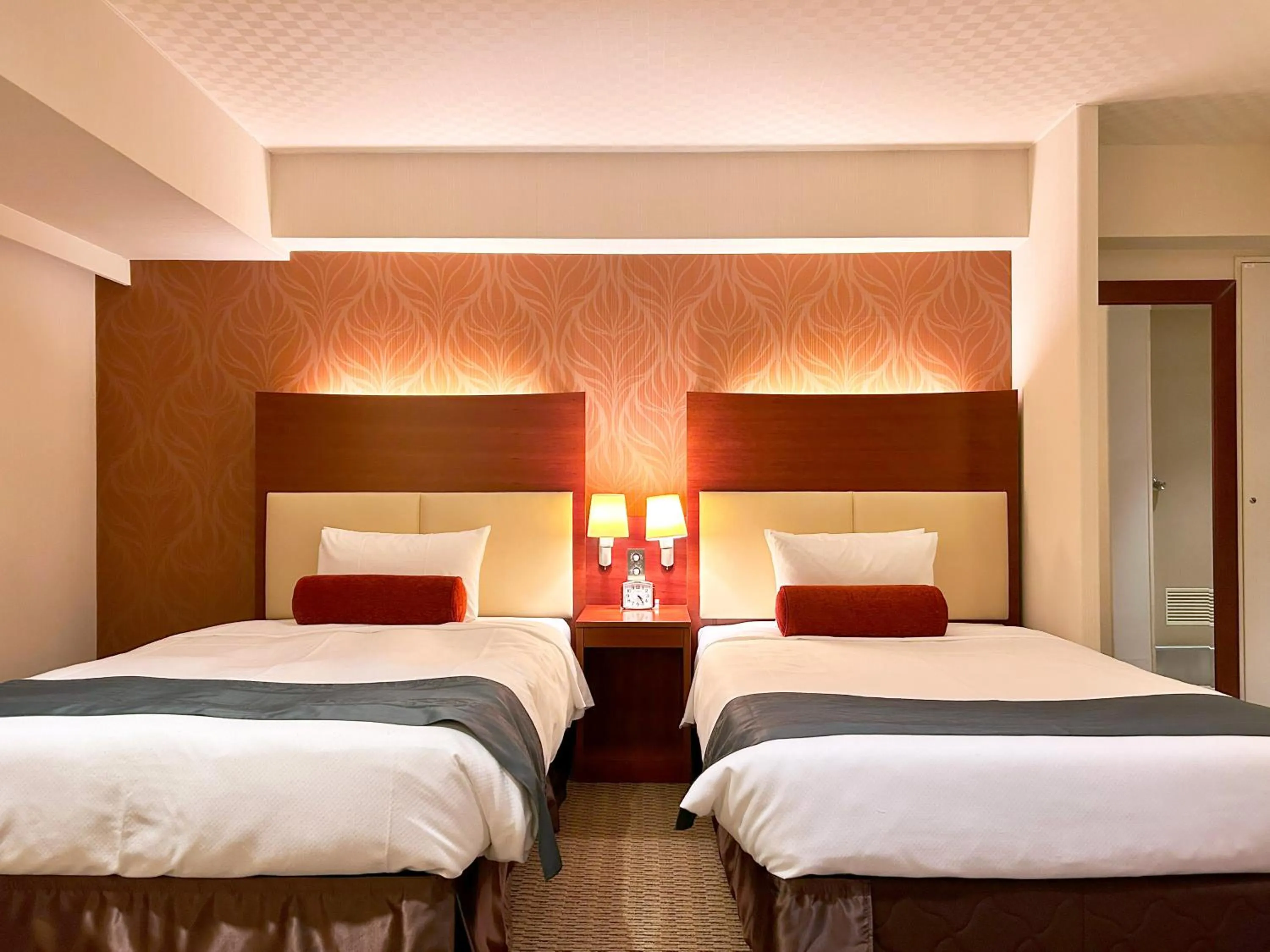 Bed in Nakajimaya Grand Hotel