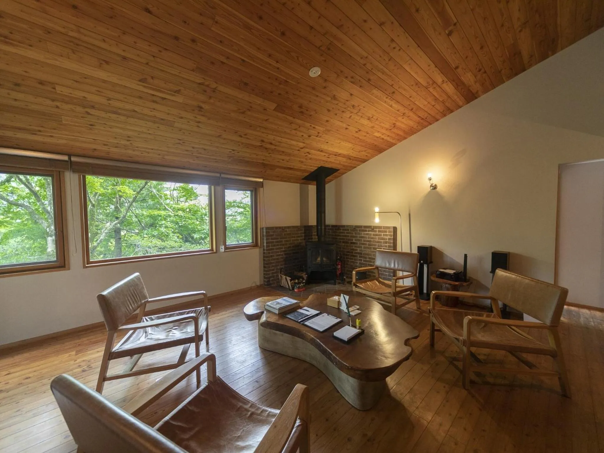Living room in Hakone Retreat villa 1f
