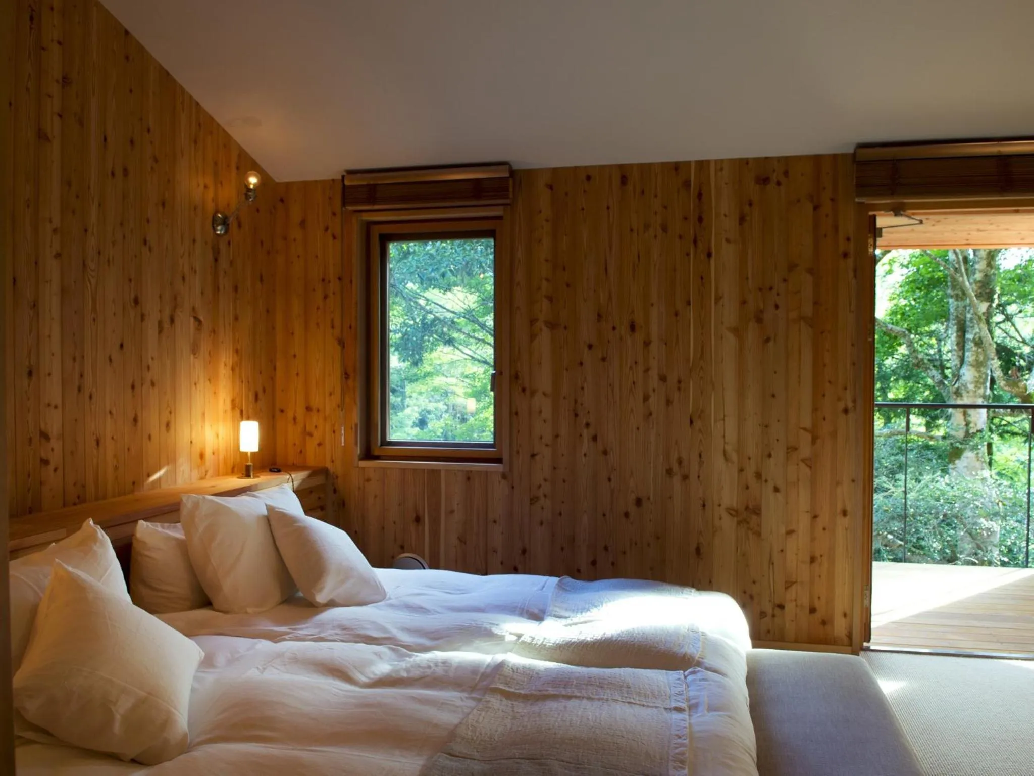 Bedroom, Bed in Hakone Retreat villa 1f