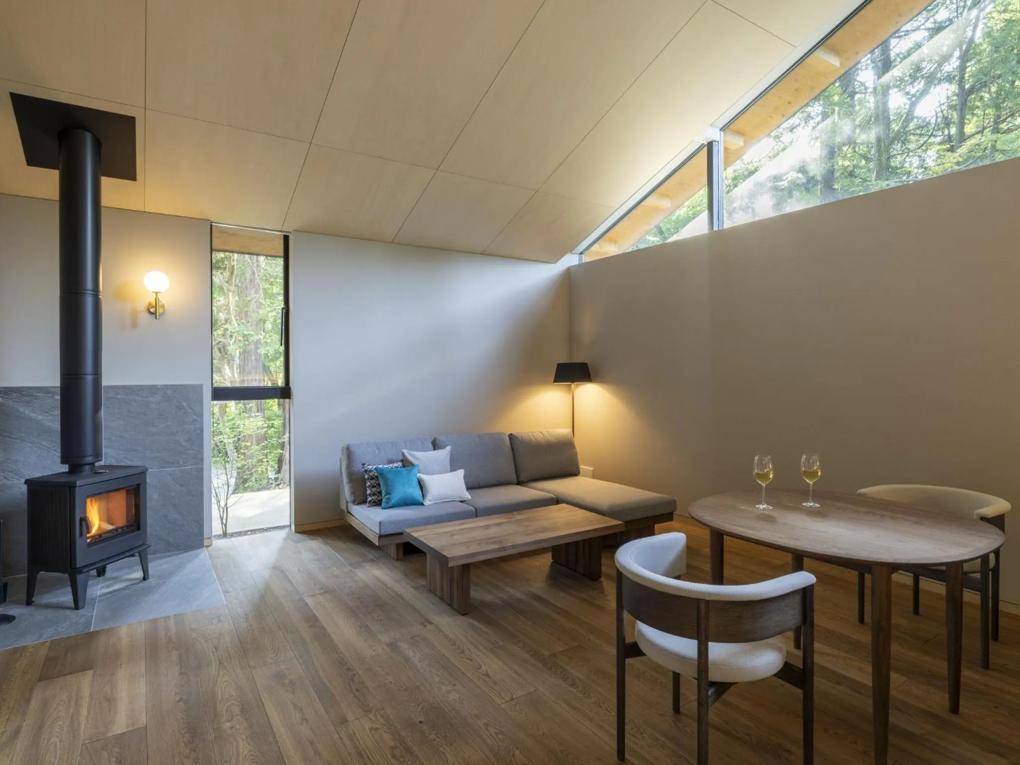 Living room in Hakone Retreat villa 1f