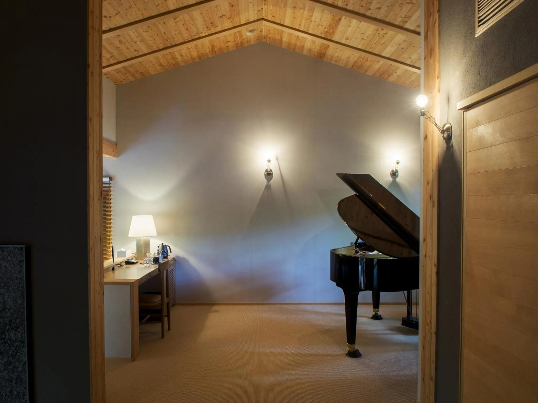 Living room in Hakone Retreat villa 1f