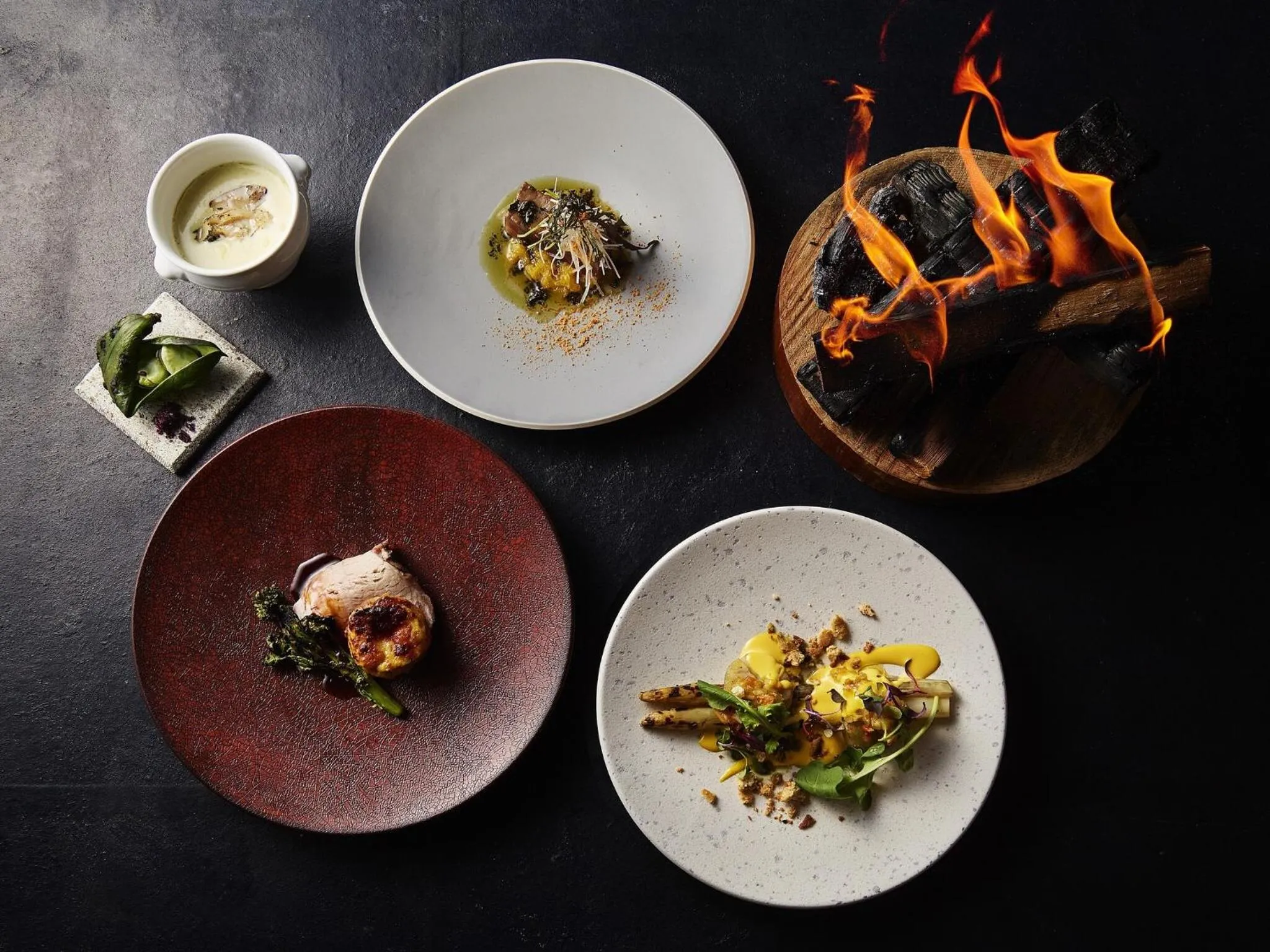 Dinner in Hakone Retreat villa 1f