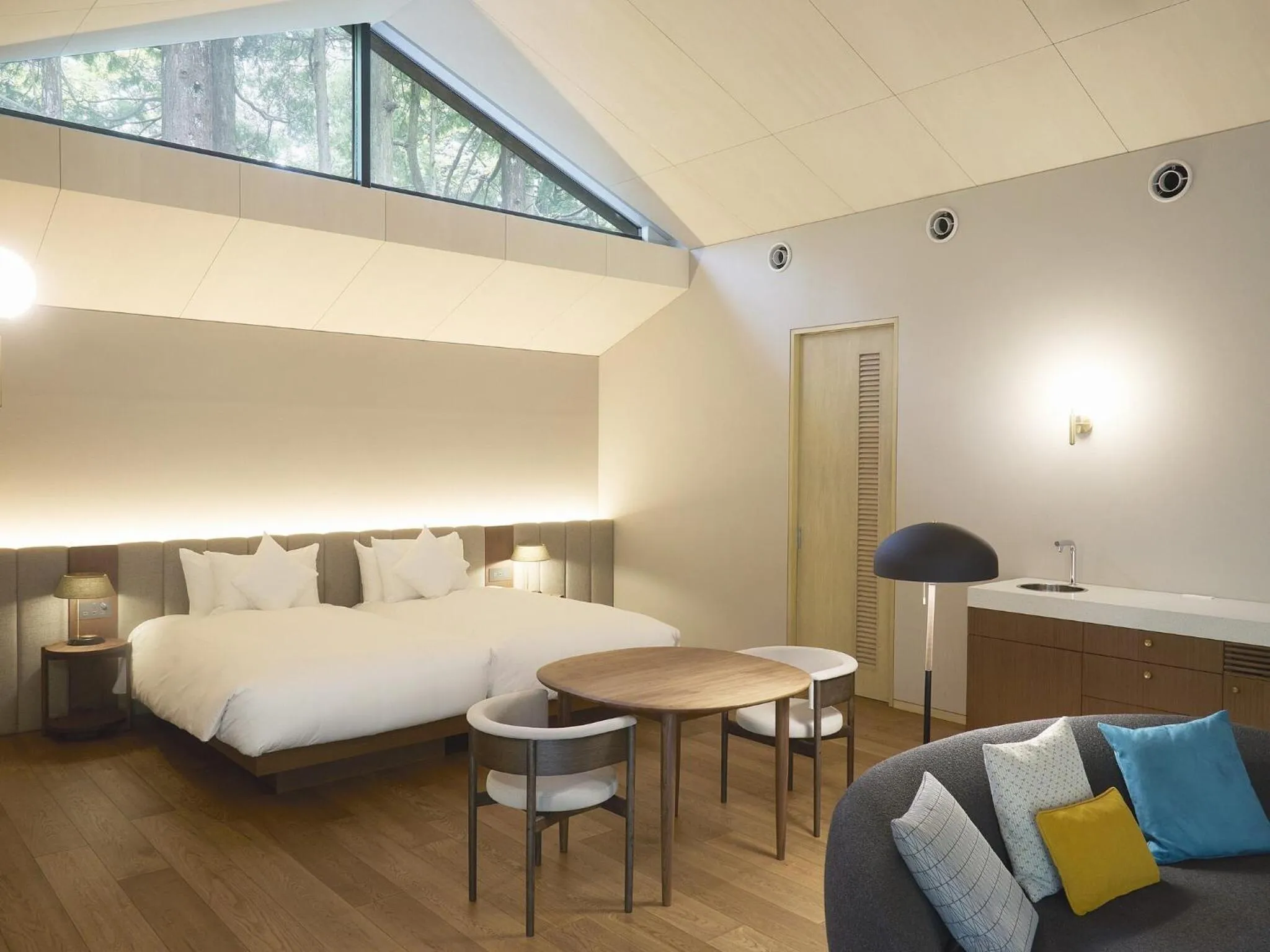 Bedroom, Bed in Hakone Retreat villa 1f