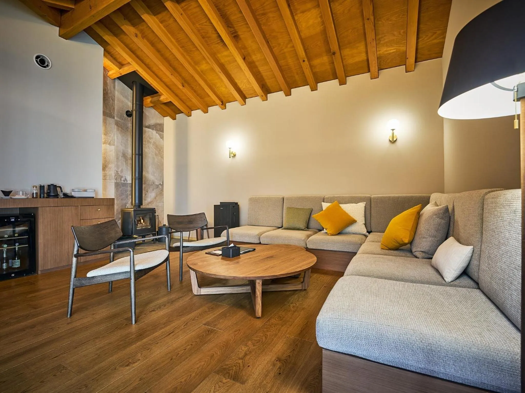 Living room in Hakone Retreat villa 1f