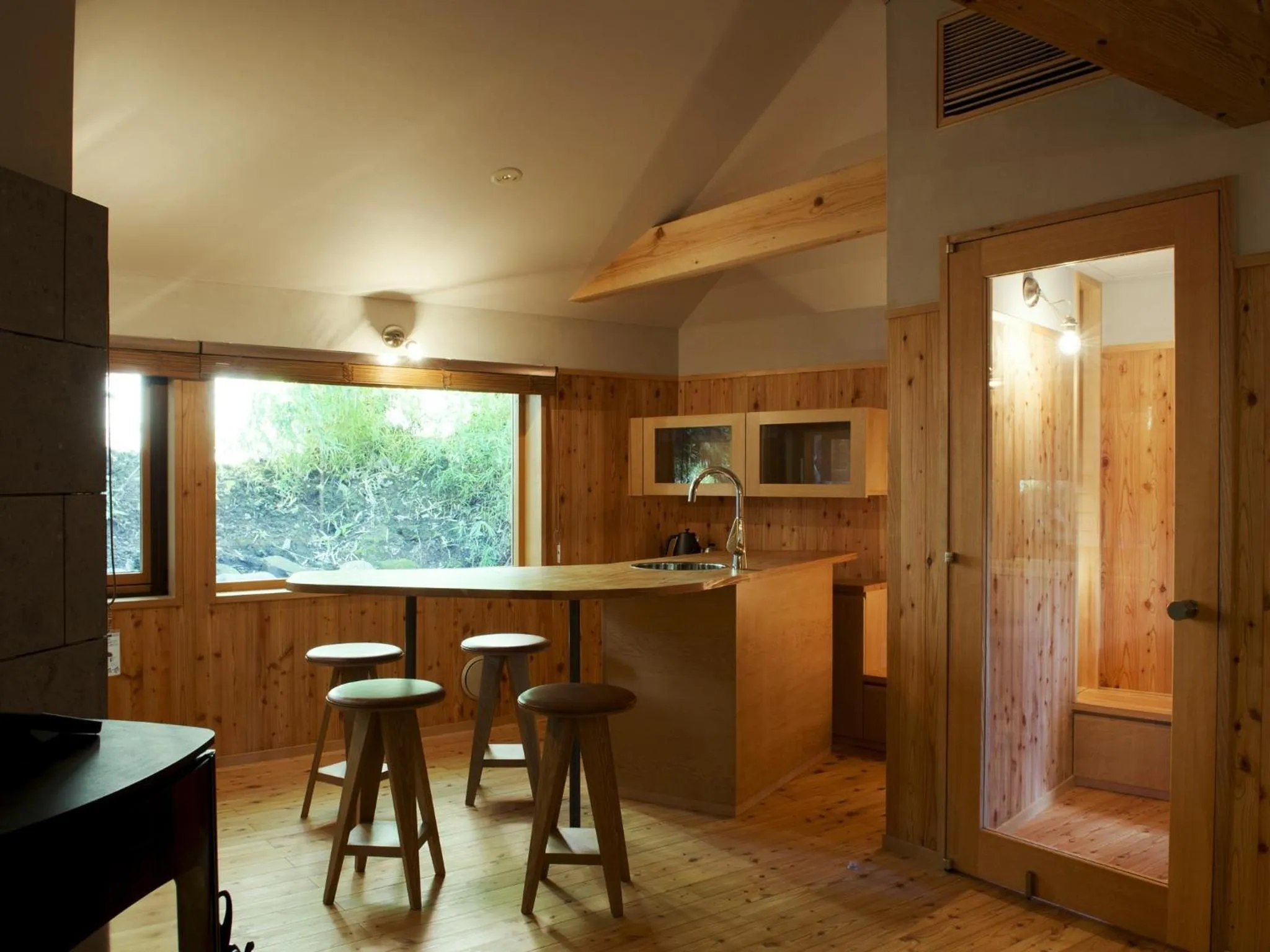 Living room in Hakone Retreat villa 1f