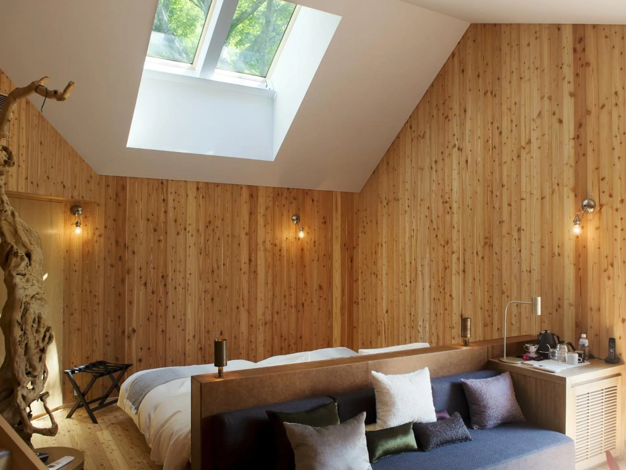 Bed in Hakone Retreat villa 1f