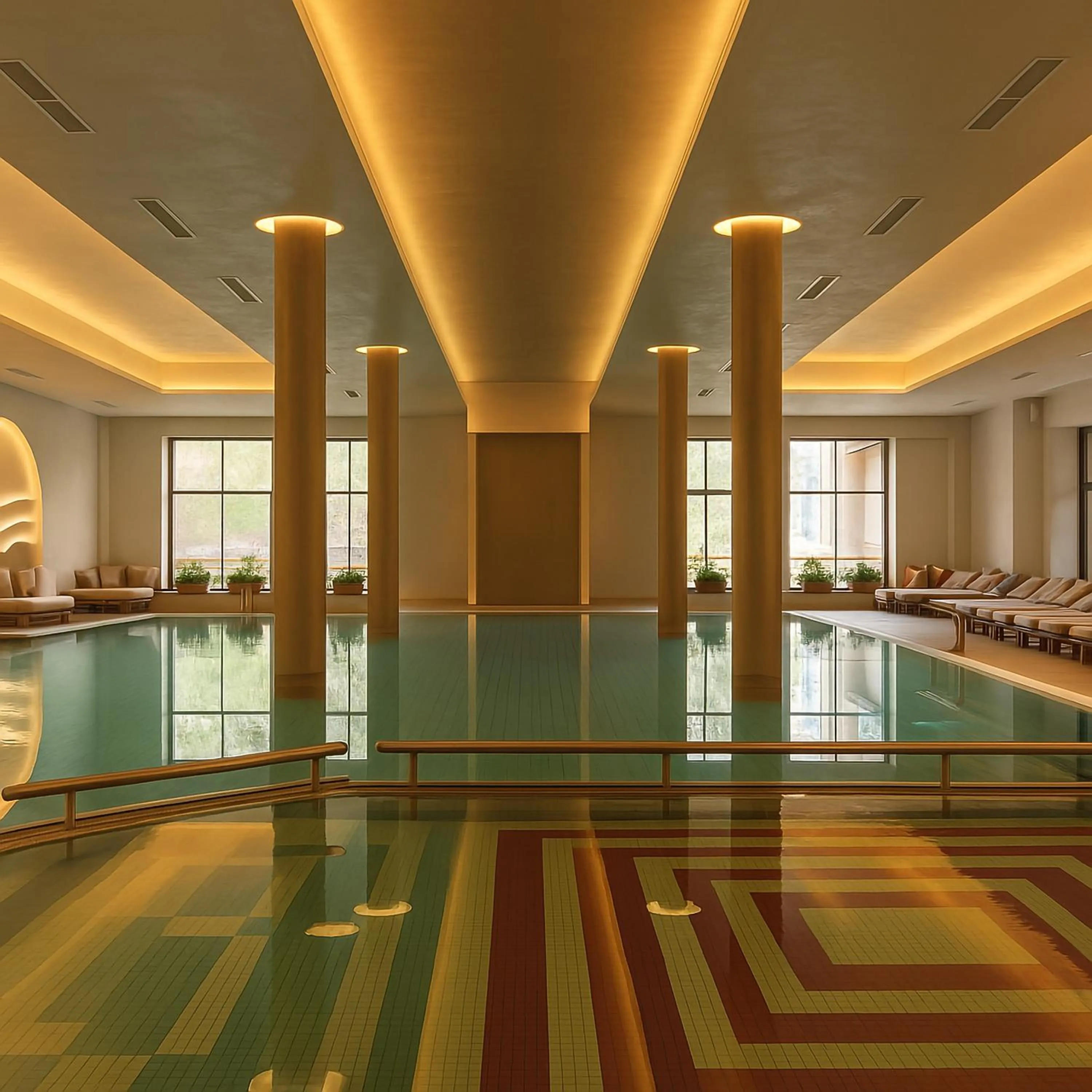 Swimming pool in Maxi Park Hotel & Spa