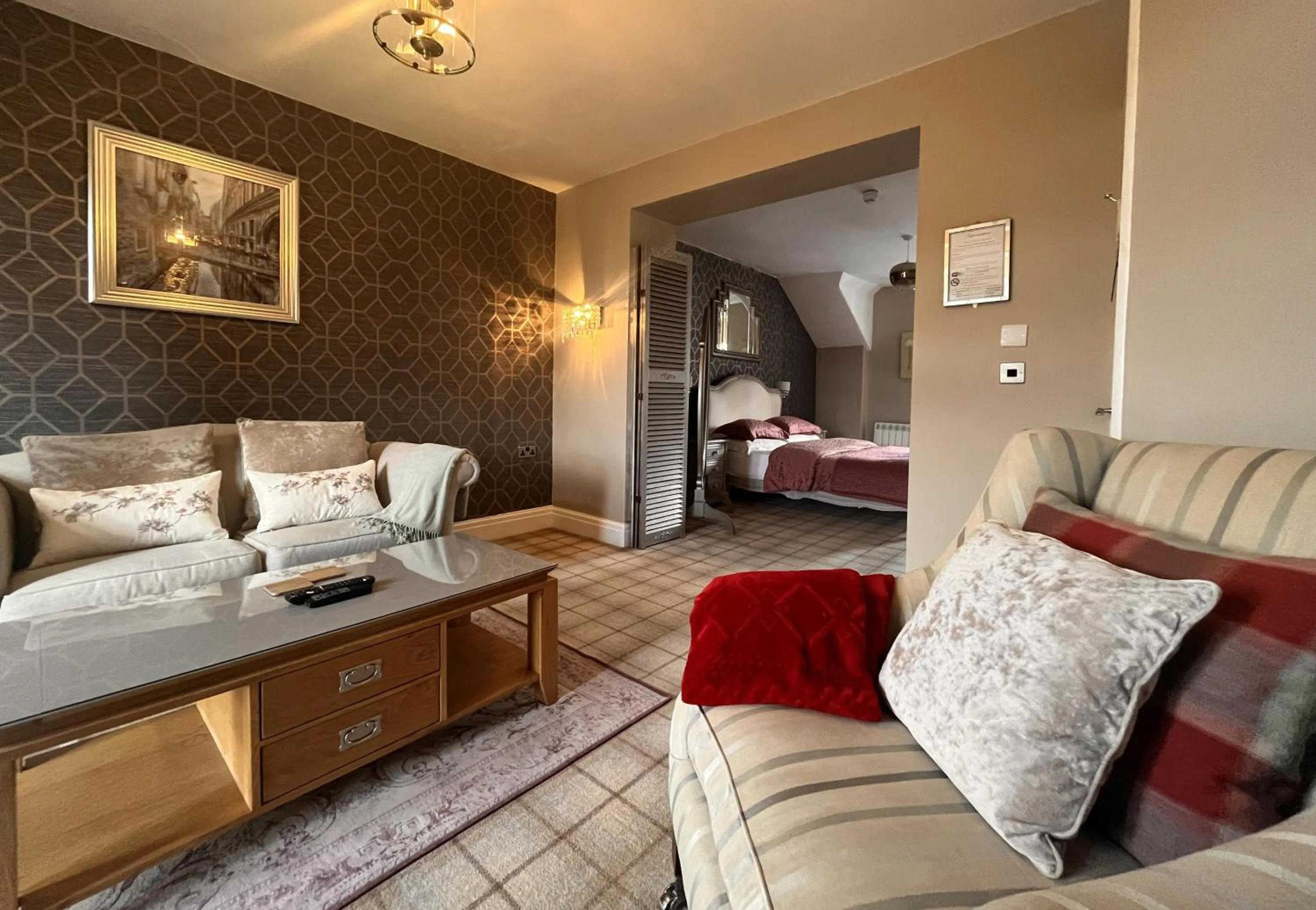 Bed in Bowness Bay Suites