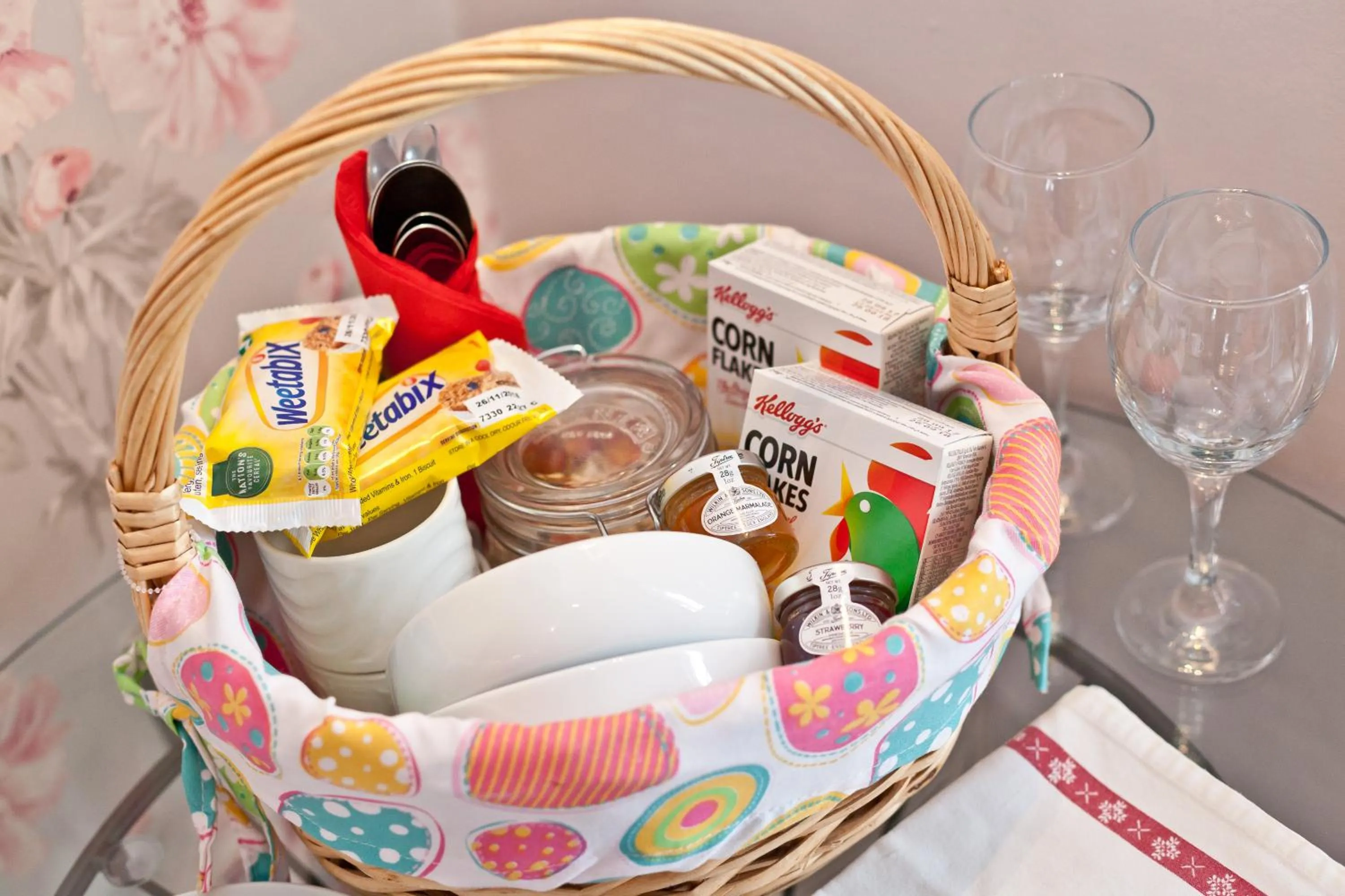 Continental breakfast in Bowness Bay Suites