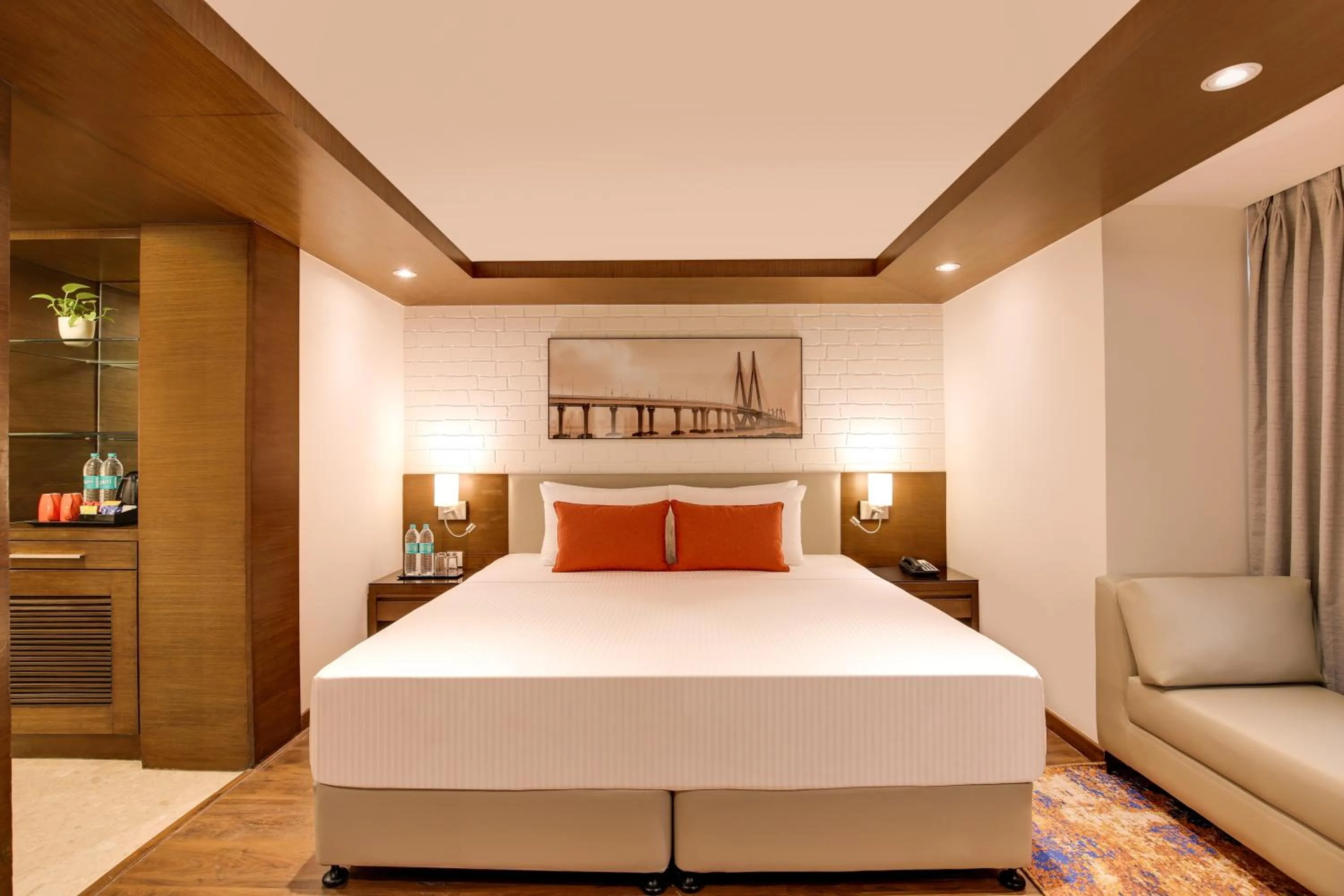 Bedroom, Bed in Lemon Tree Premier, Navi Mumbai