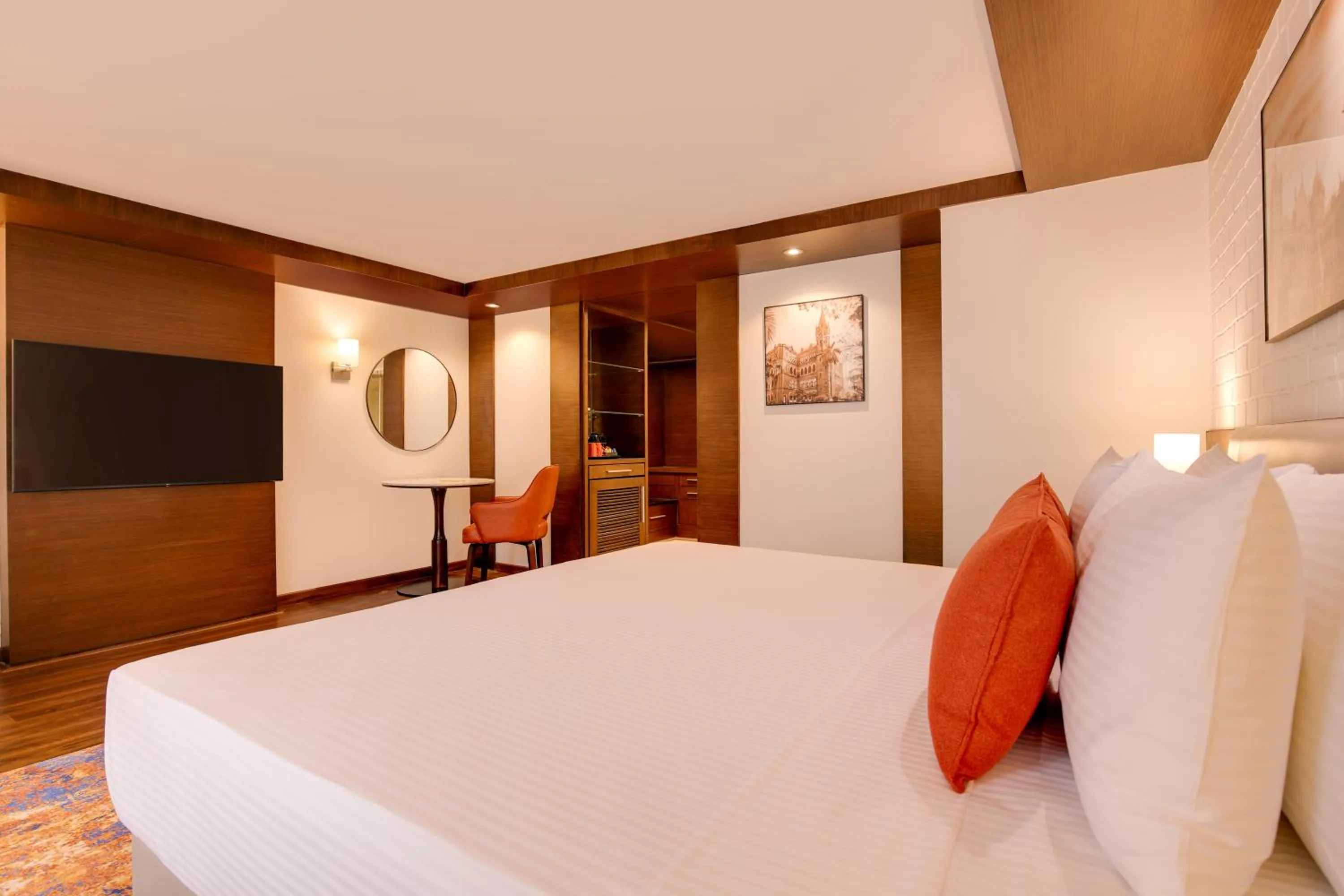 Bedroom, Bed in Lemon Tree Premier, Navi Mumbai