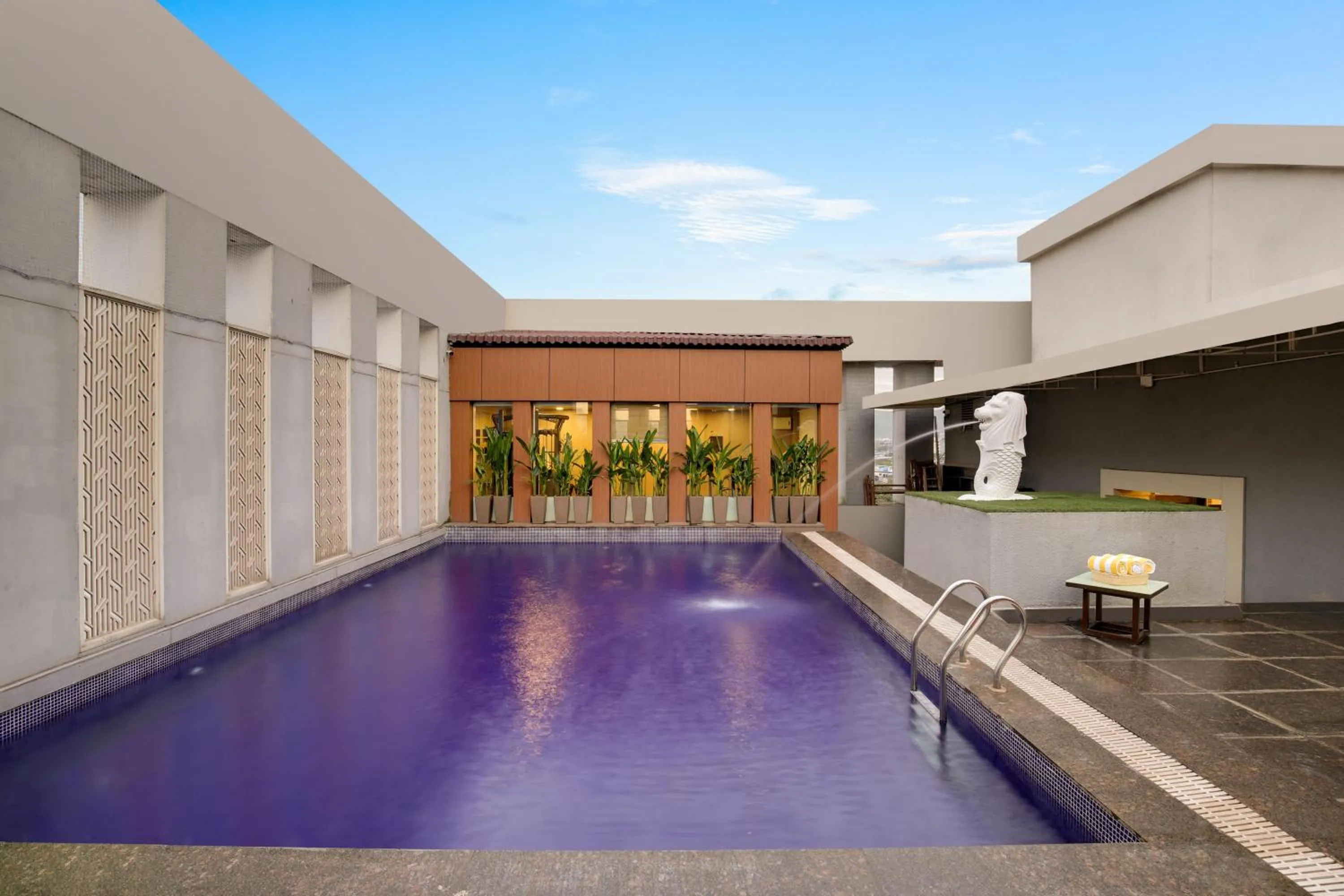 Swimming pool in Lemon Tree Premier, Navi Mumbai