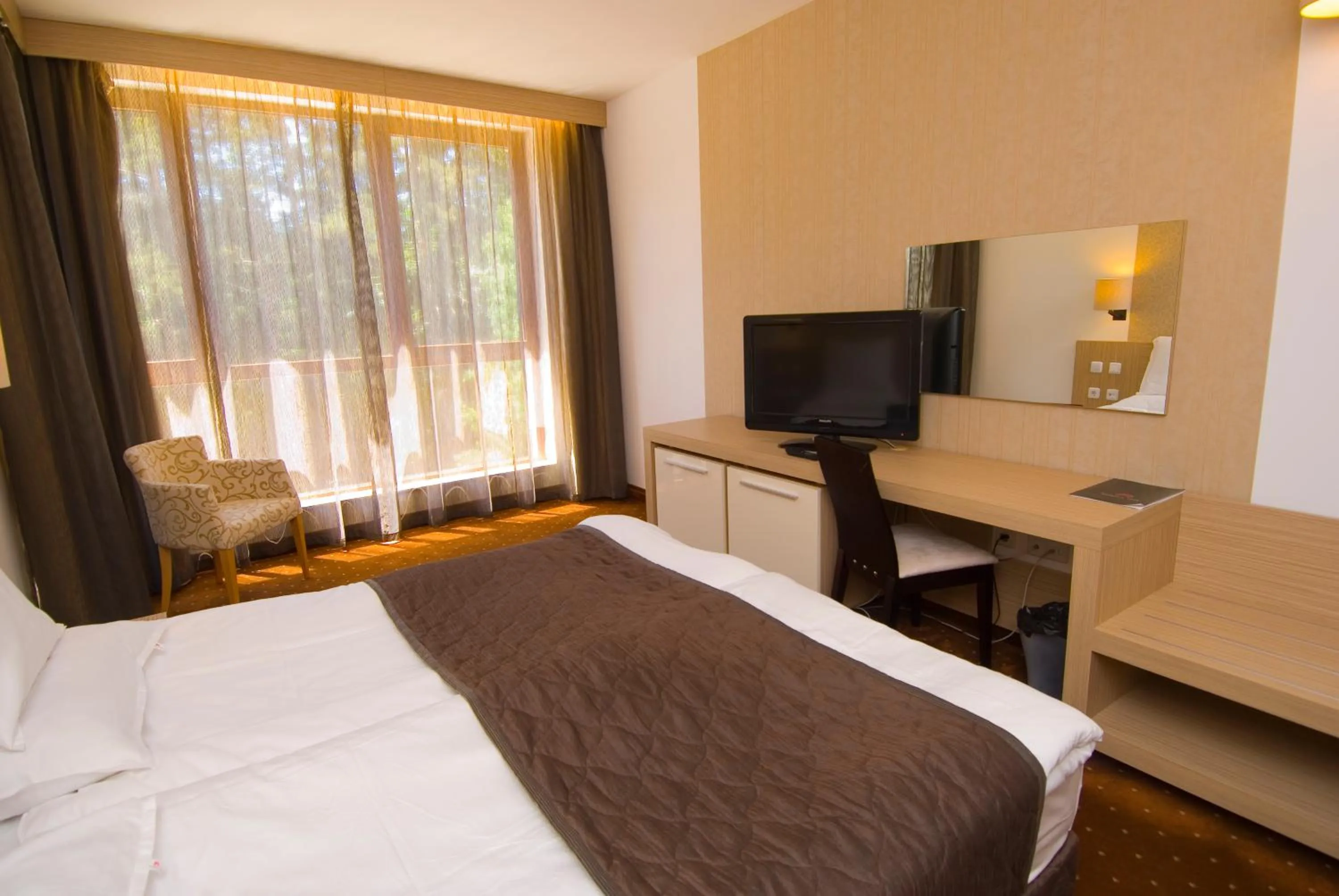 Bed in Radina's Way Hotel