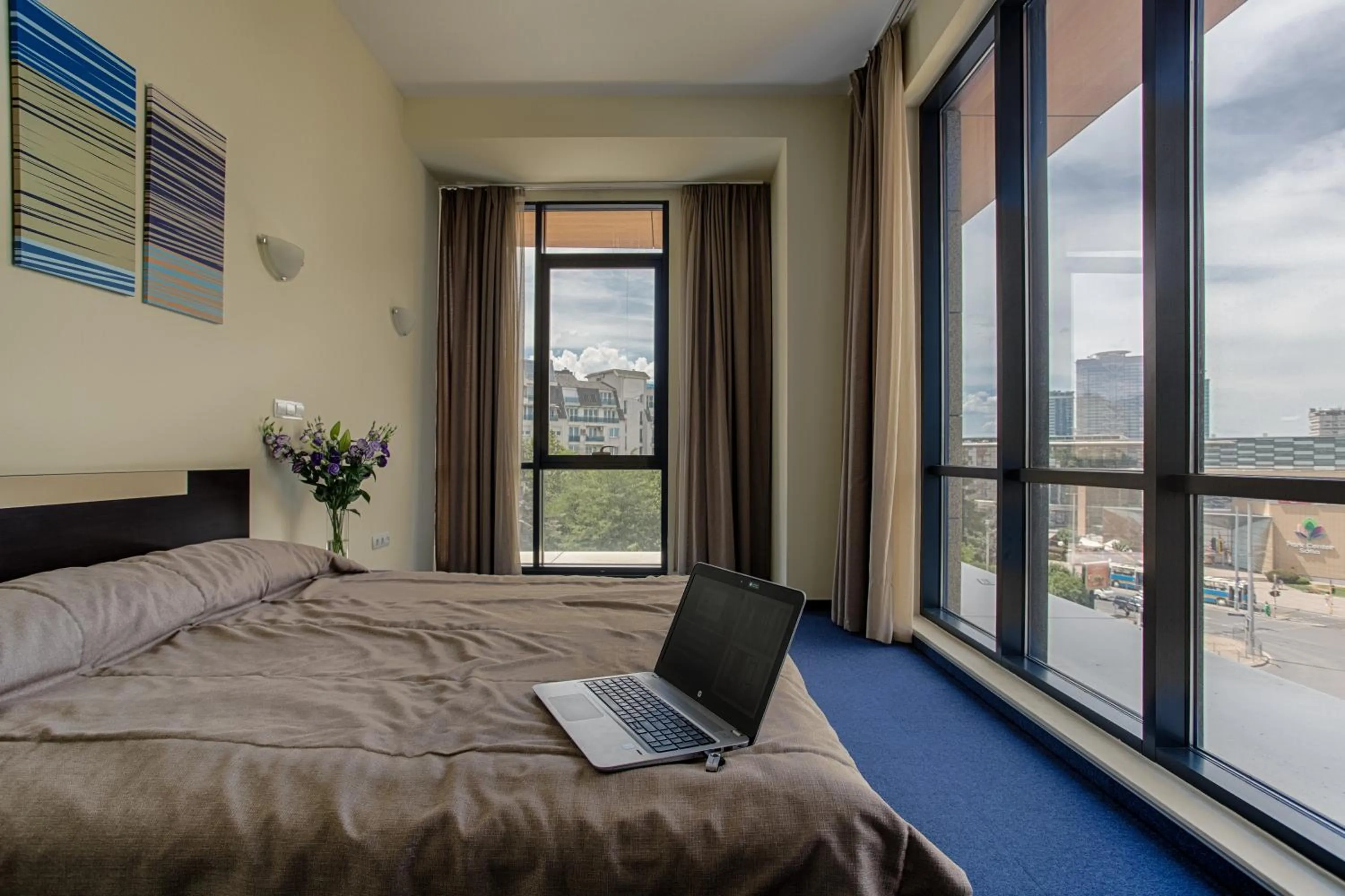 Photo of the whole room, Bed in Hemus Hotel Sofia