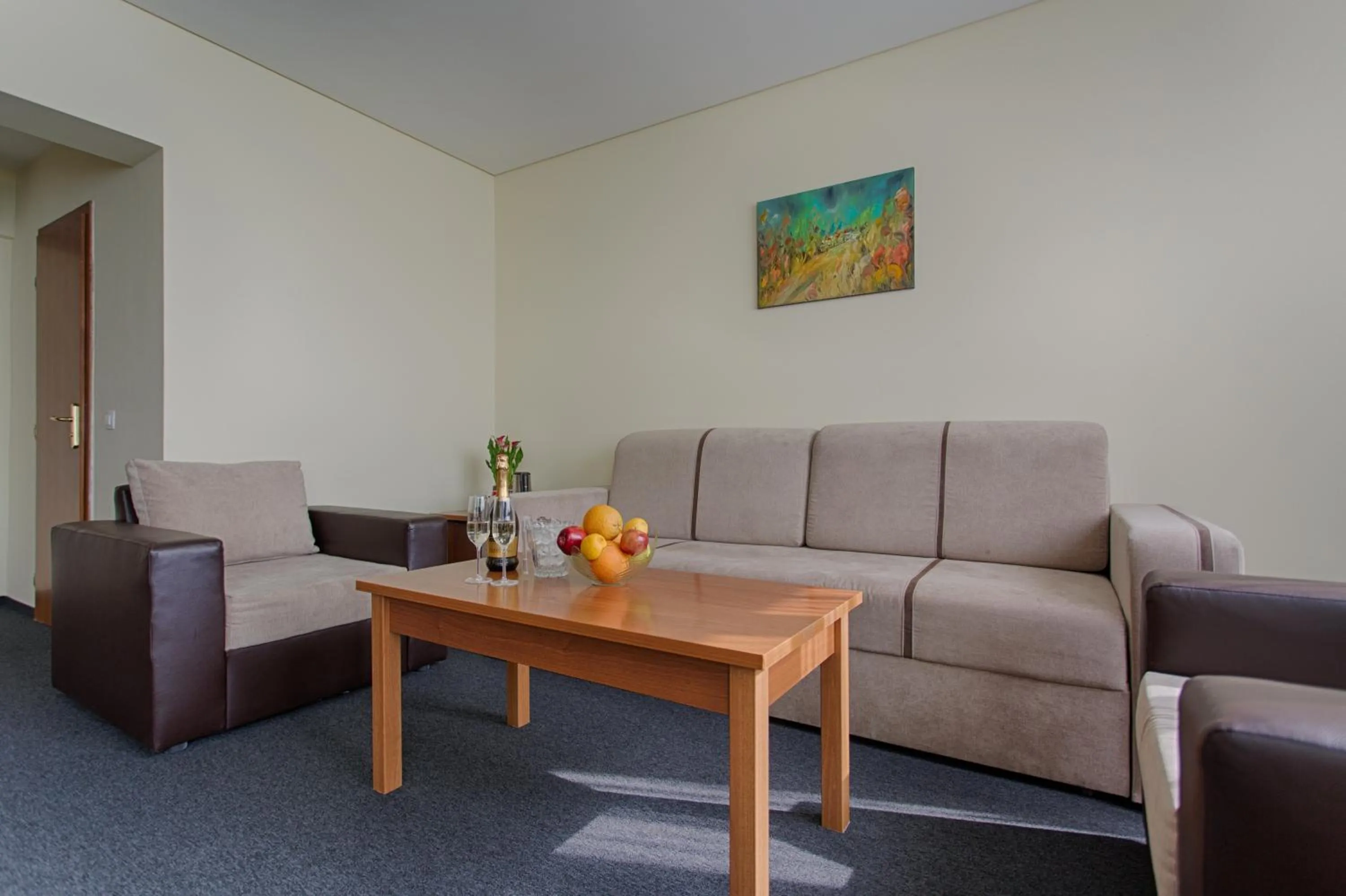 Seating area in Hemus Hotel Sofia