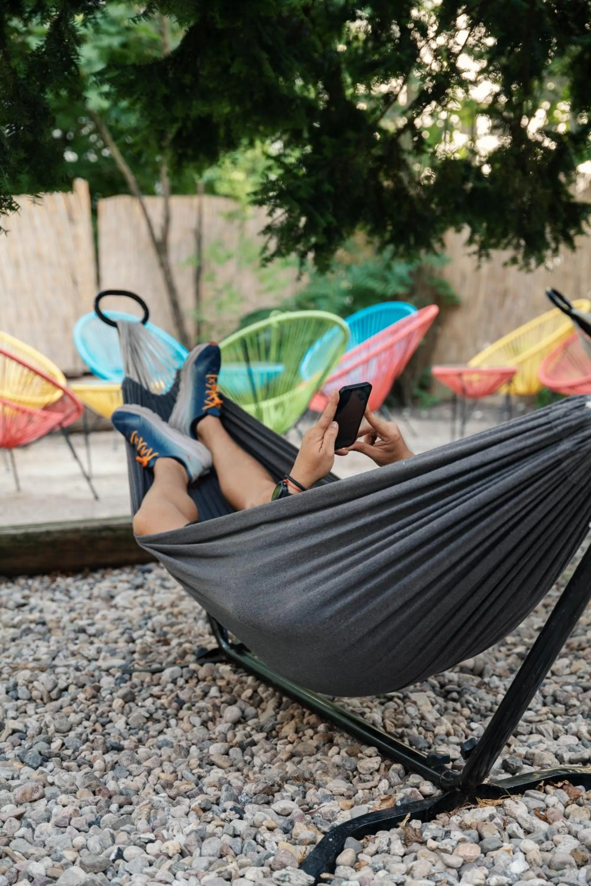 Garden in Pfefferbett Hostel