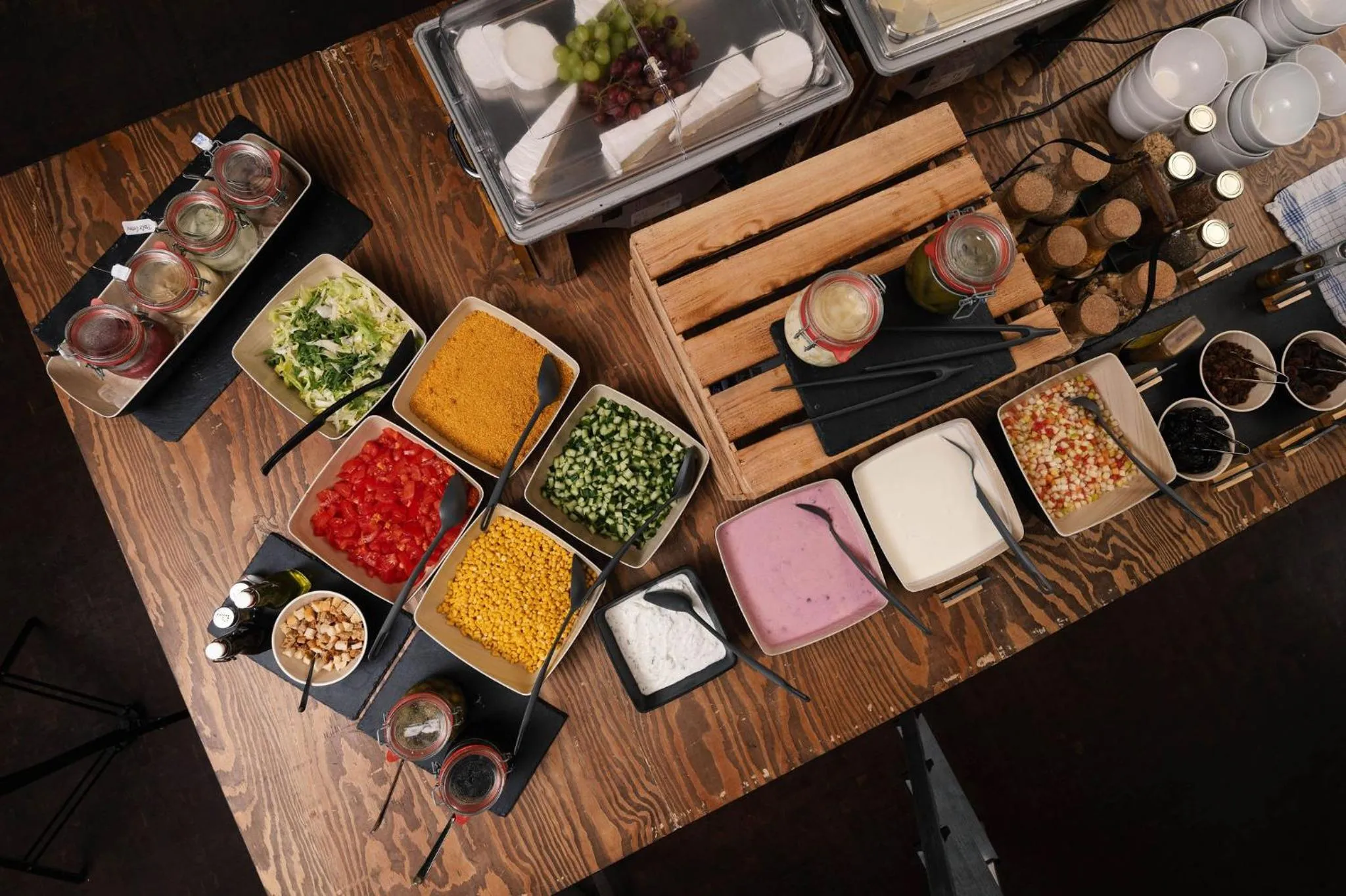 Food in Pfefferbett Hostel