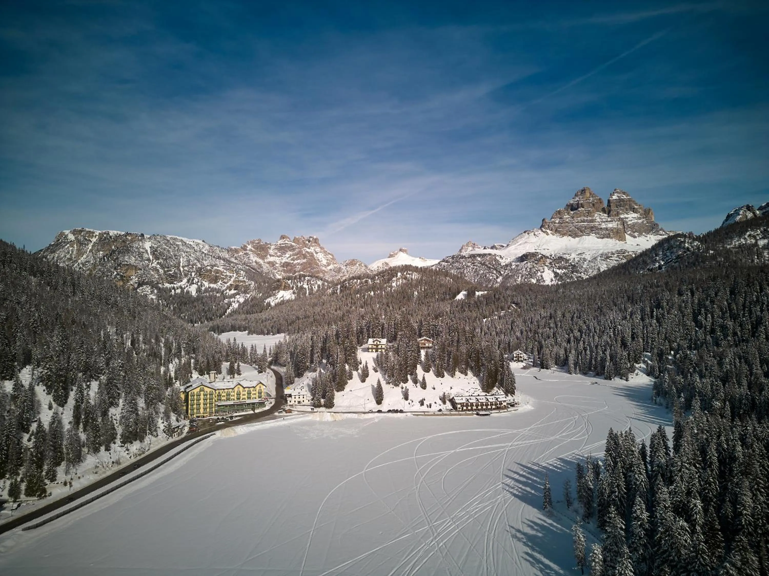 Bird's eye view in Grand Hotel Misurina