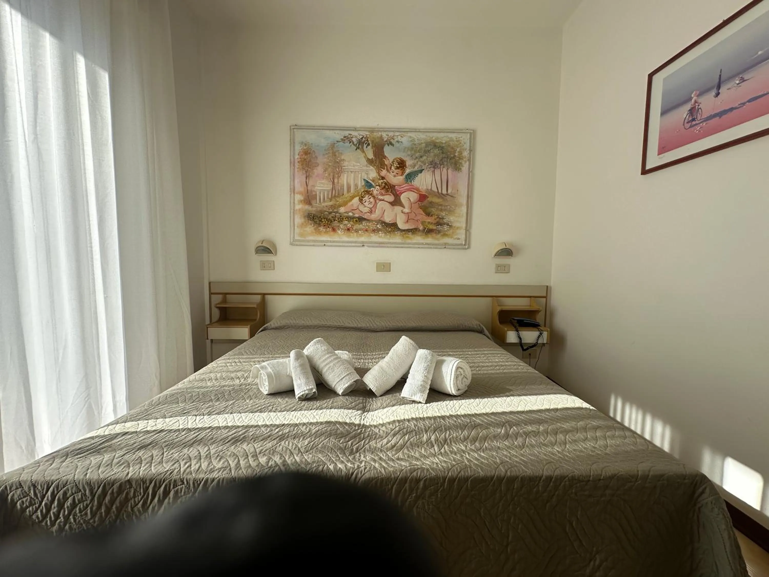 Bed in Hotel Alcazar