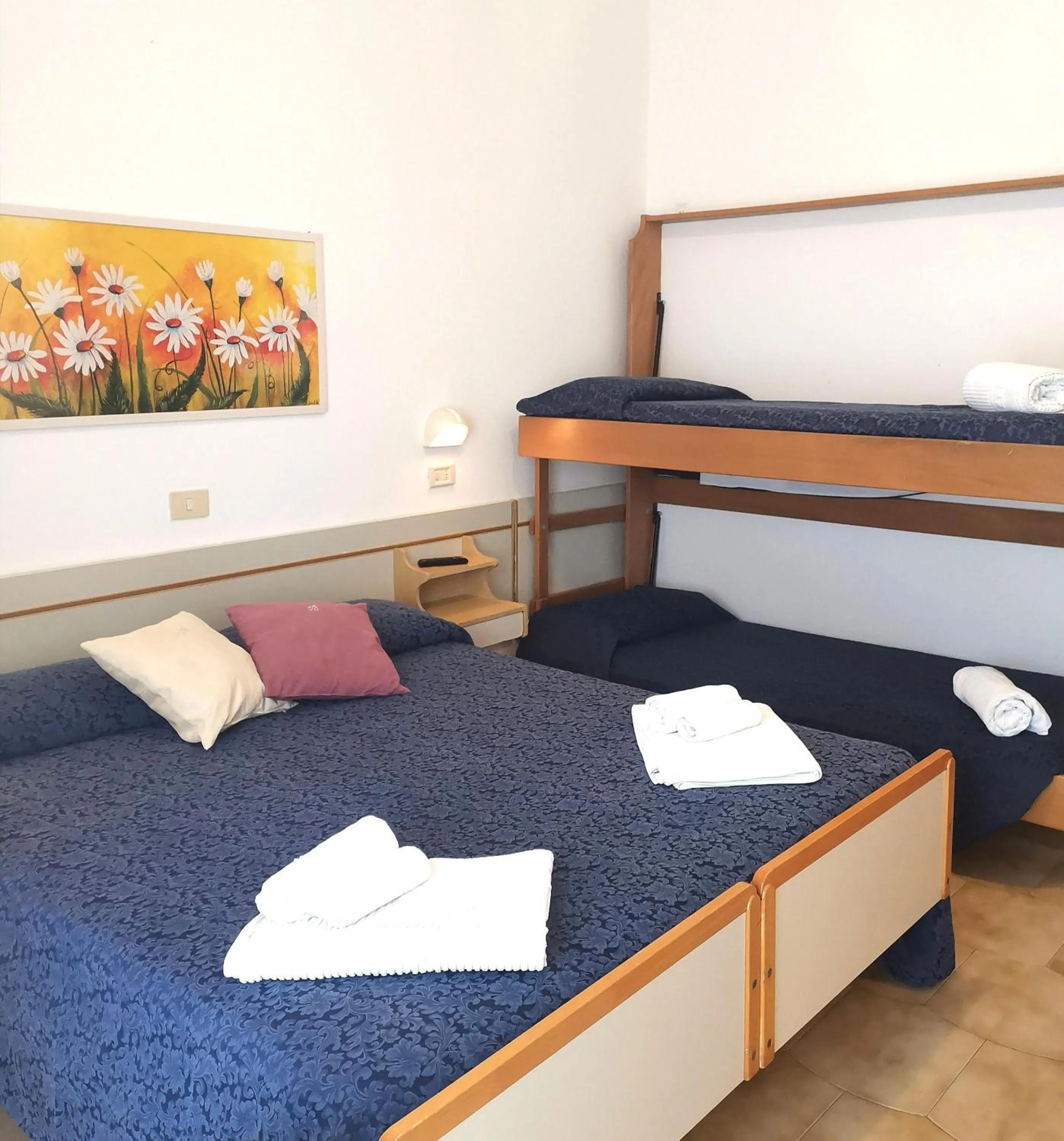 Bed in Hotel Alcazar