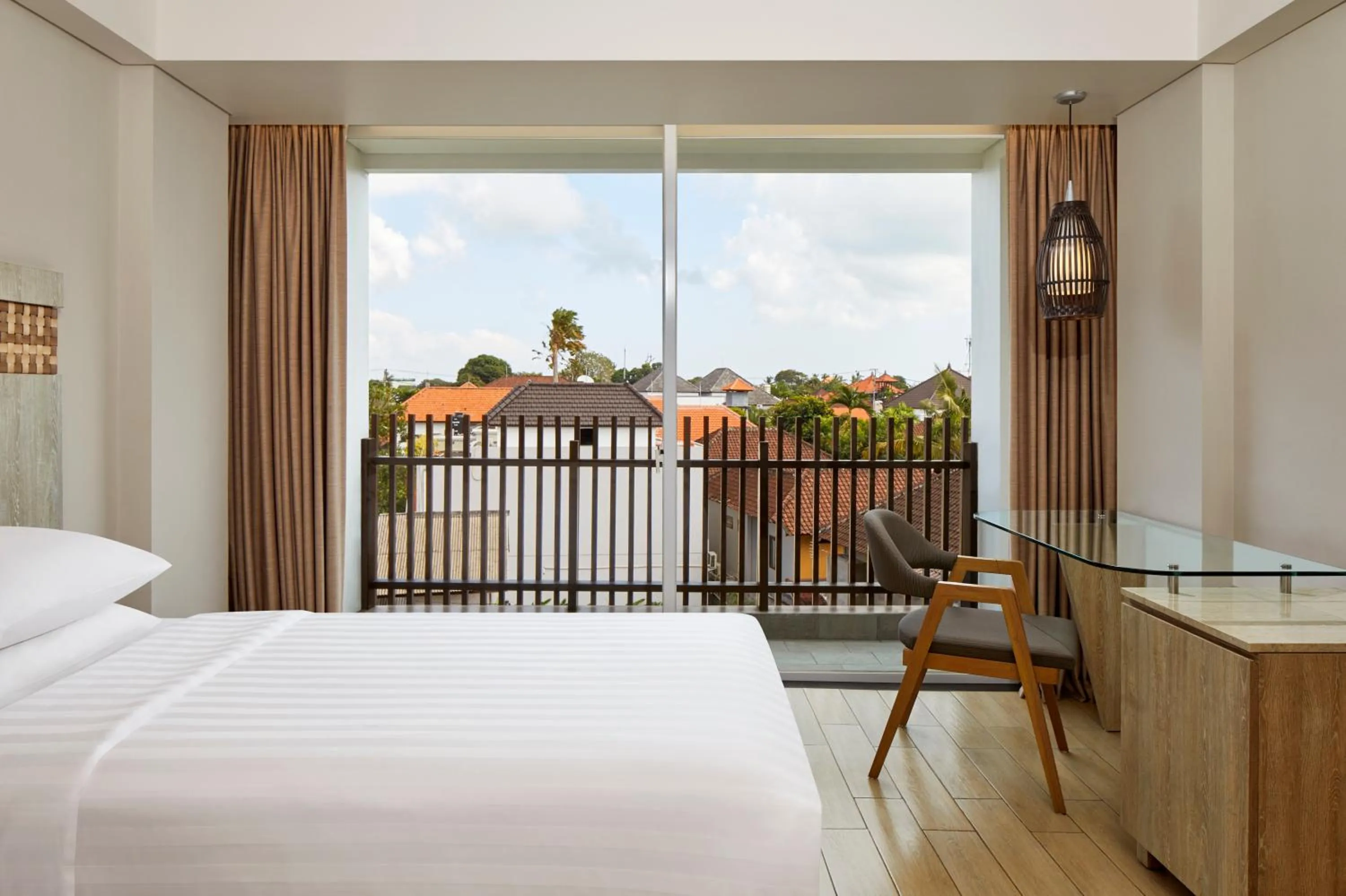 View (from property/room), Bed in Fairfield by Marriott Bali Legian
