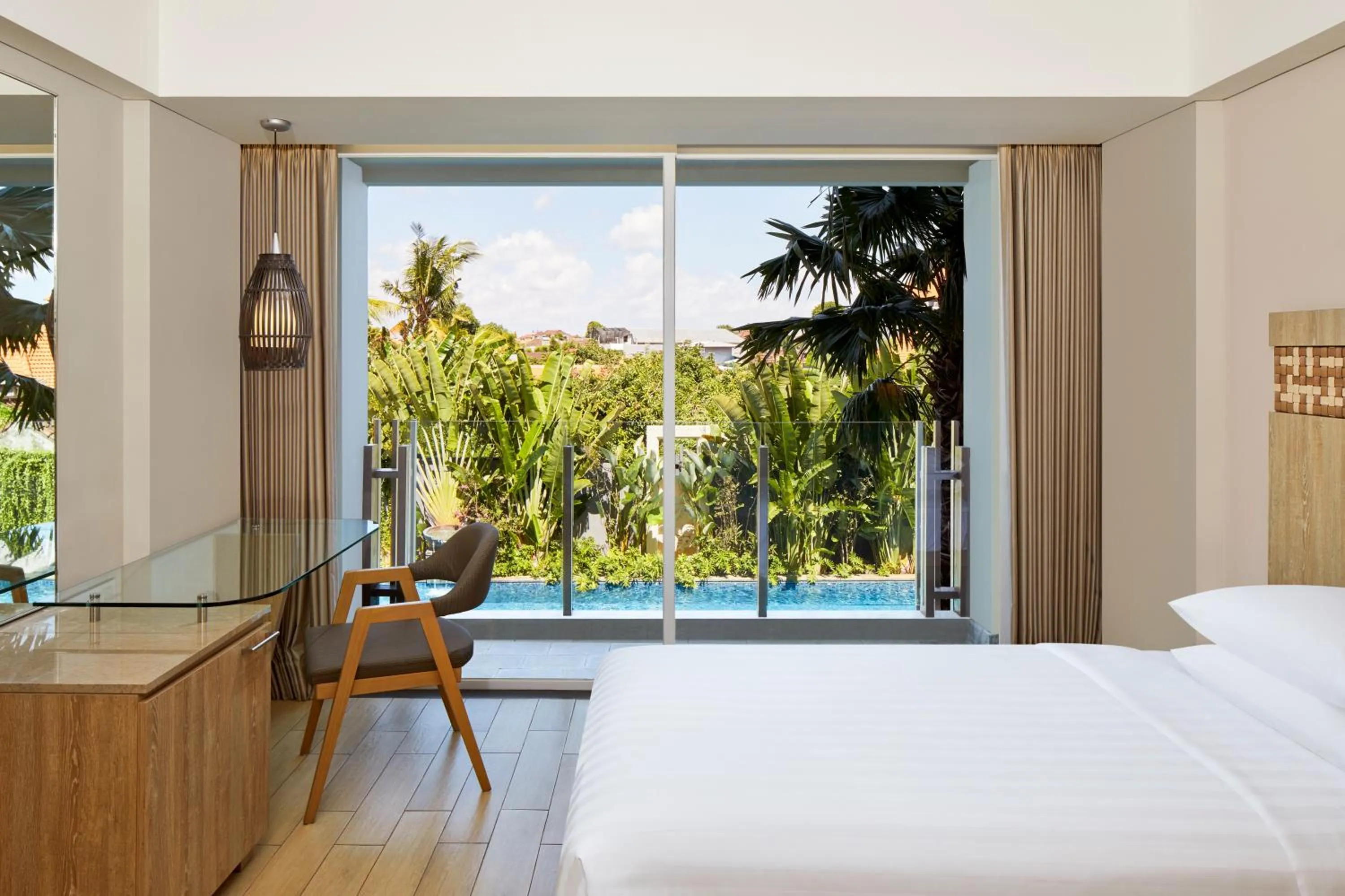 View (from property/room), Bed in Fairfield by Marriott Bali Legian