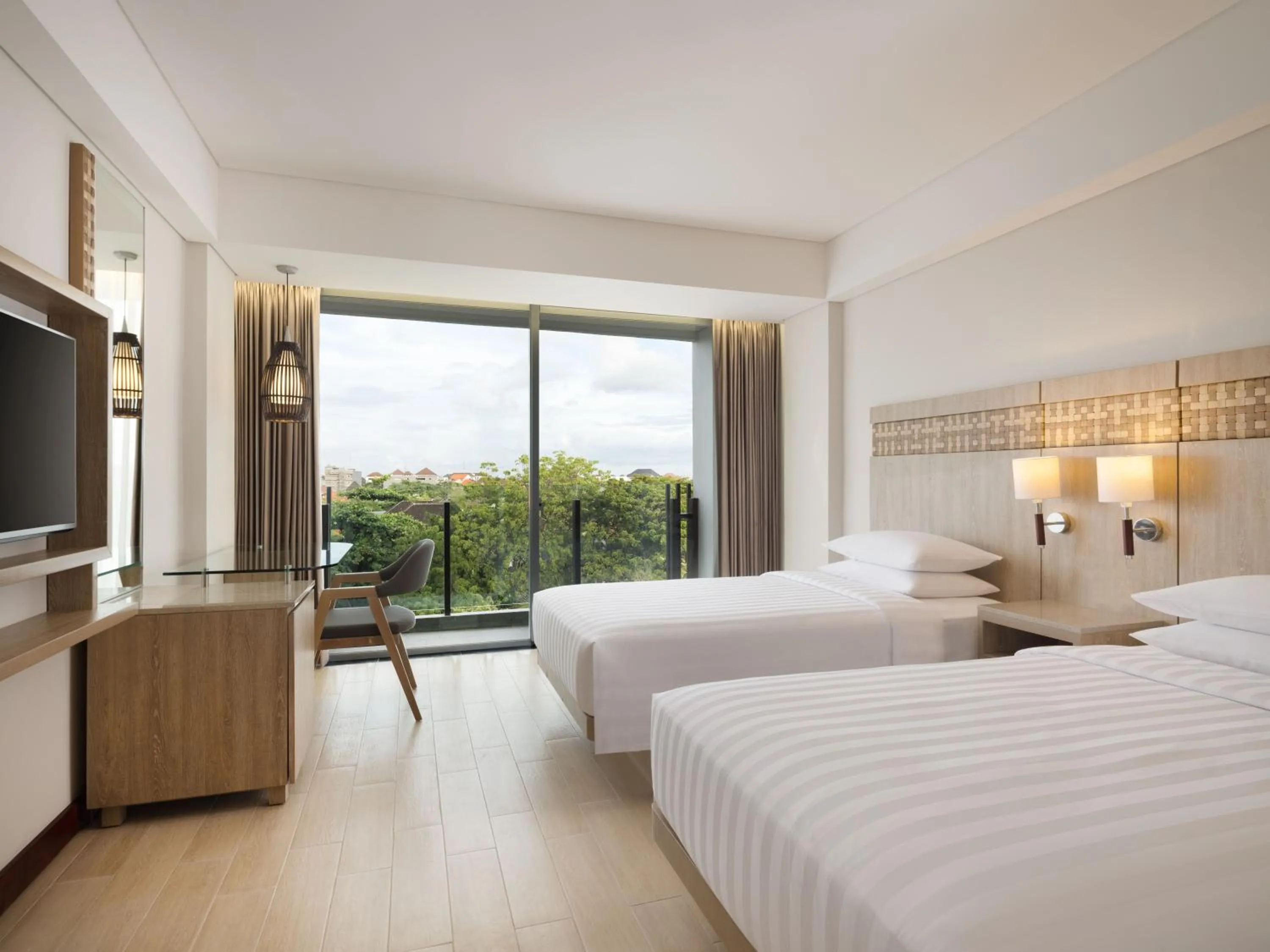 View (from property/room), Bed in Fairfield by Marriott Bali Legian