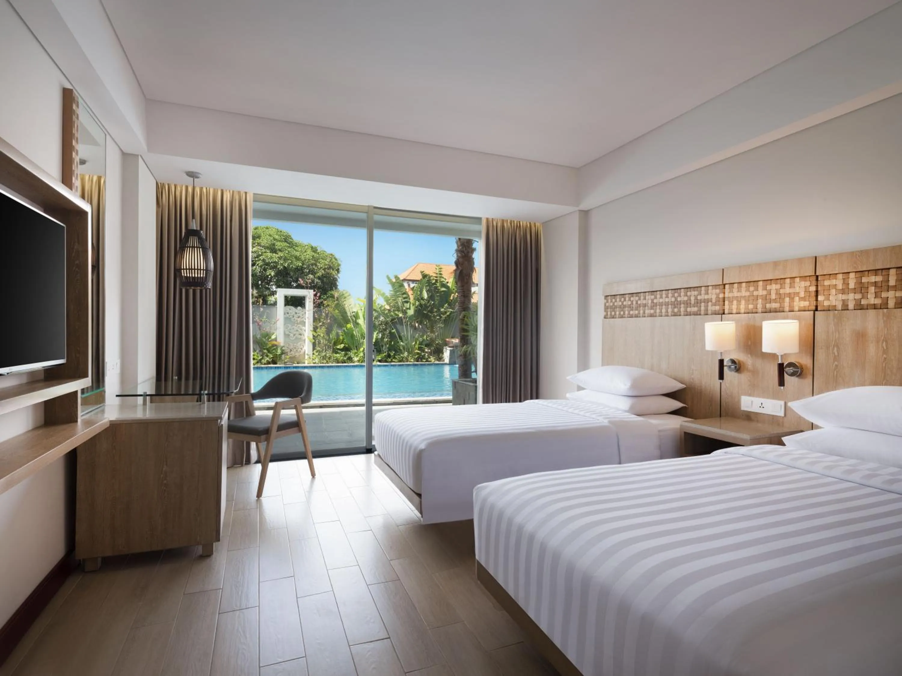 View (from property/room), Bed in Fairfield by Marriott Bali Legian