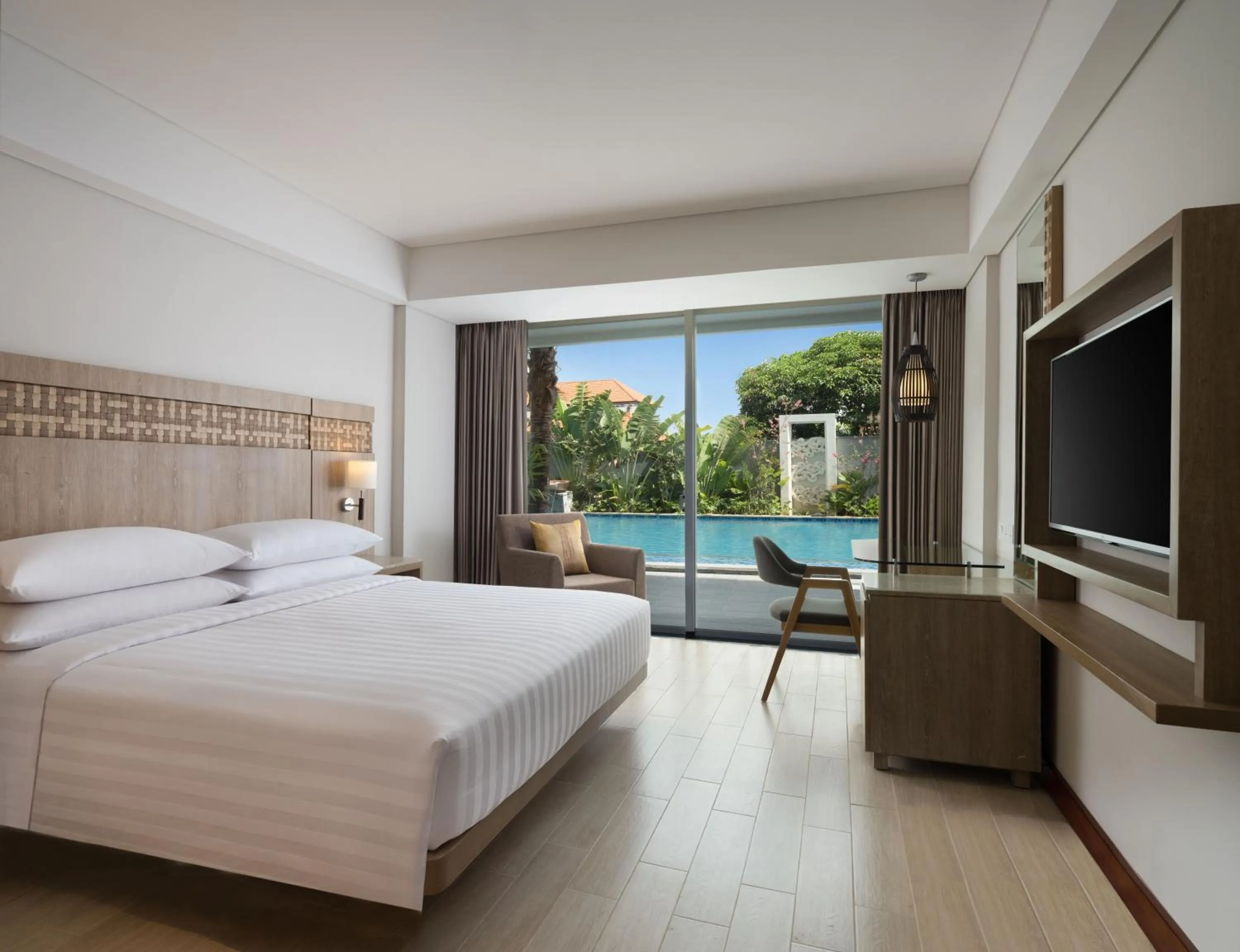 View (from property/room), Bed in Fairfield by Marriott Bali Legian