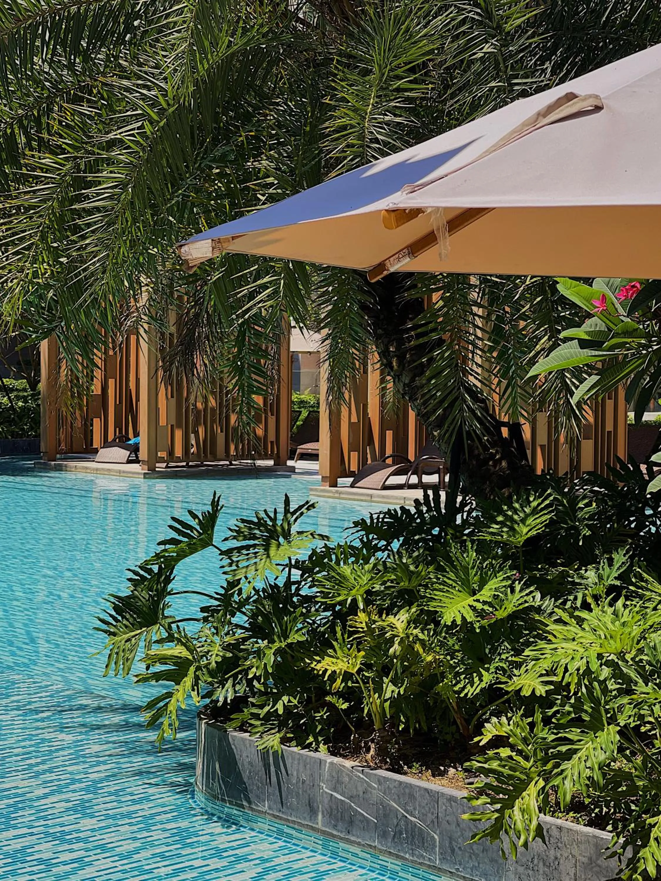 Garden view in Shenzhen Marriott Hotel Golden Bay