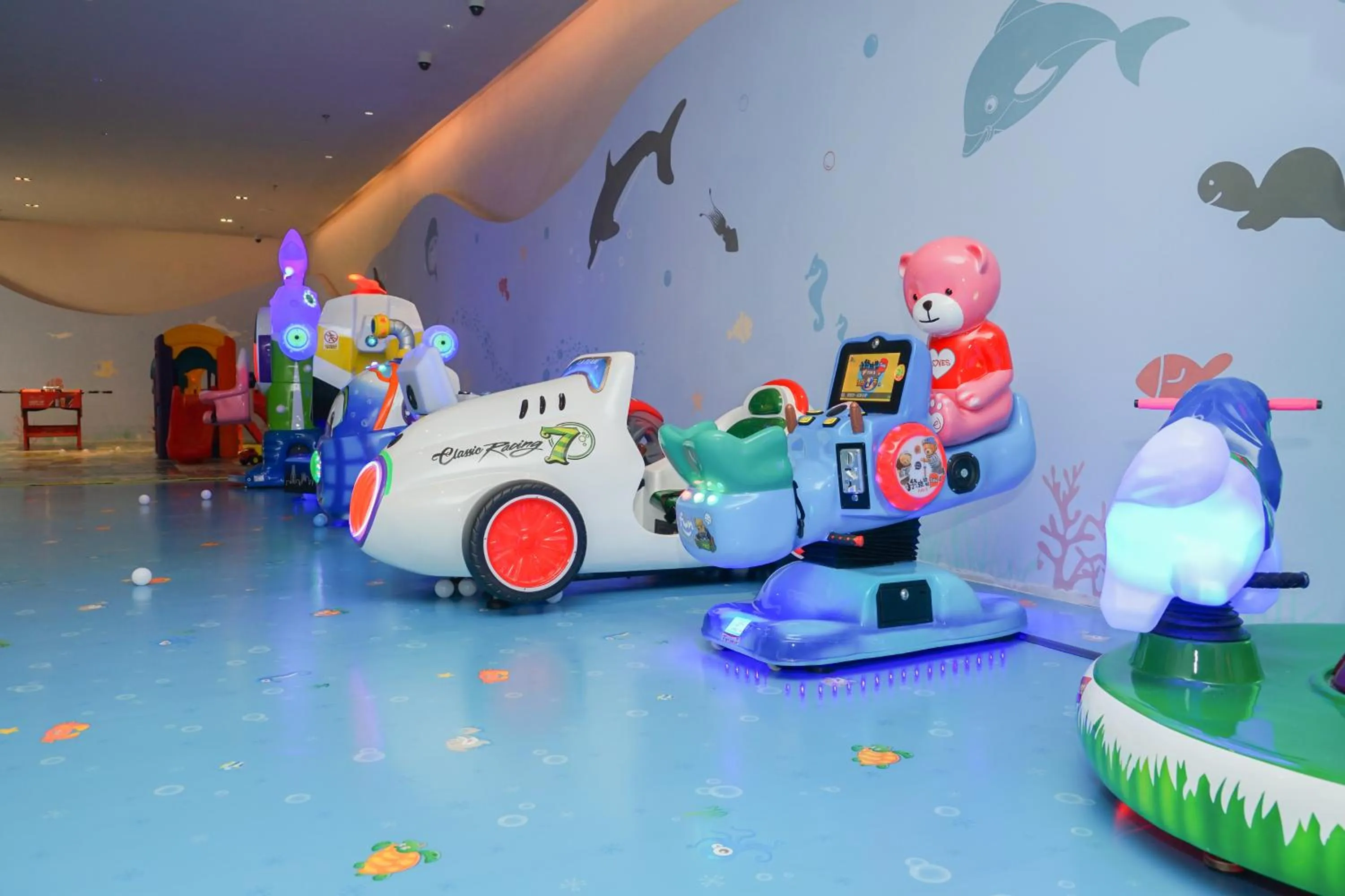 Children play ground in Shenzhen Marriott Hotel Golden Bay