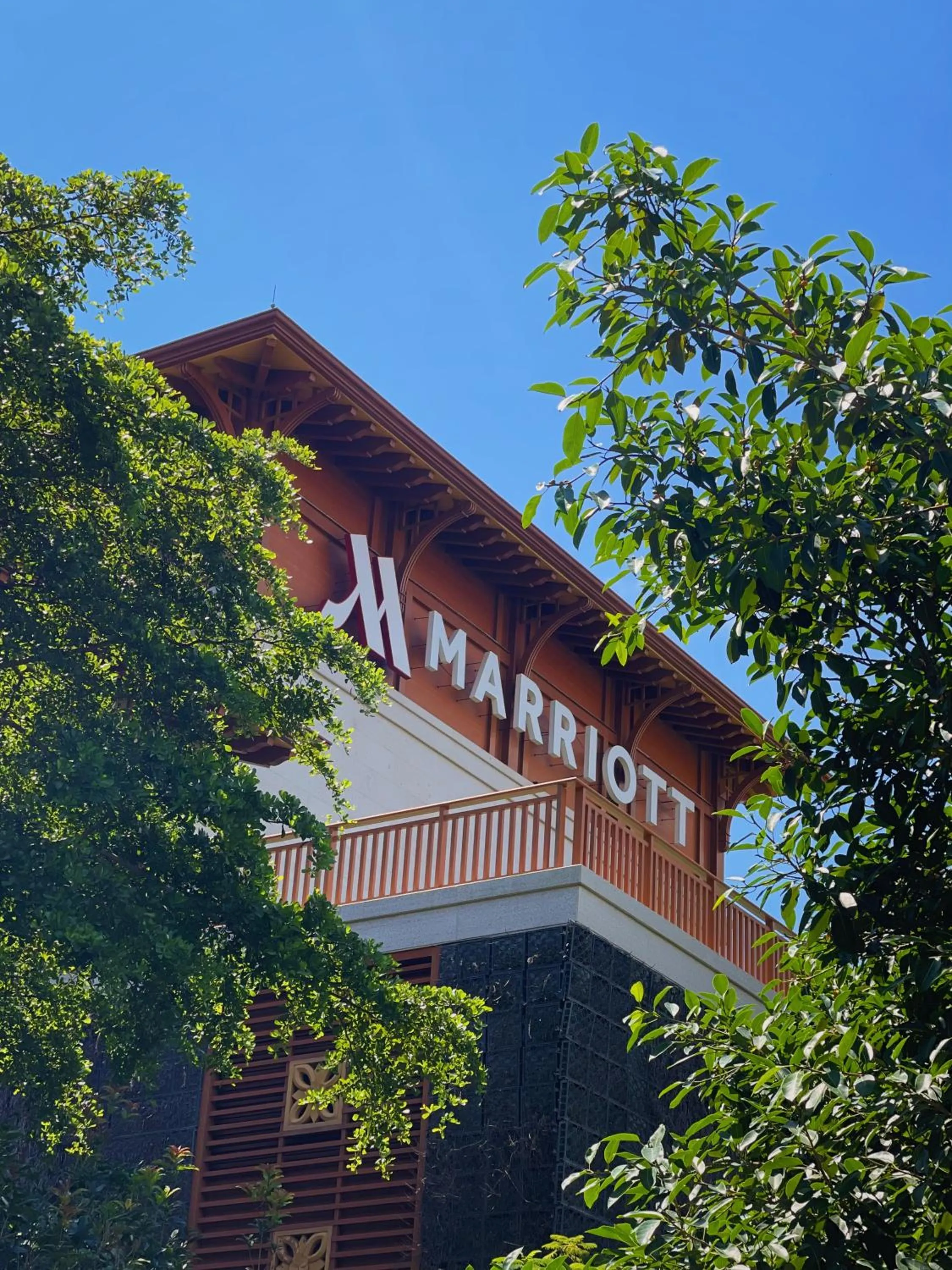 Property building in Shenzhen Marriott Hotel Golden Bay