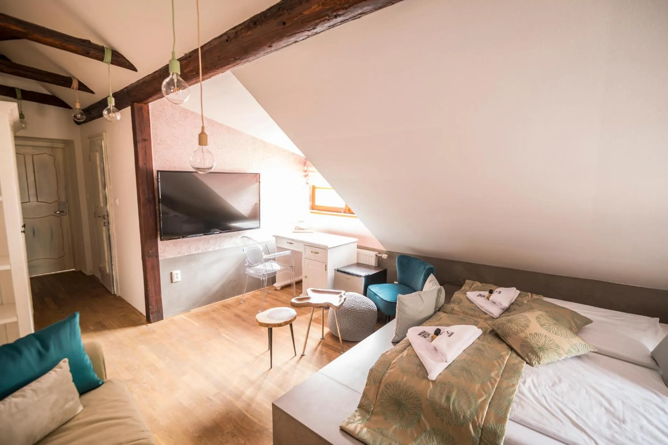 Seating area, Bed in Krumlovská pohádka