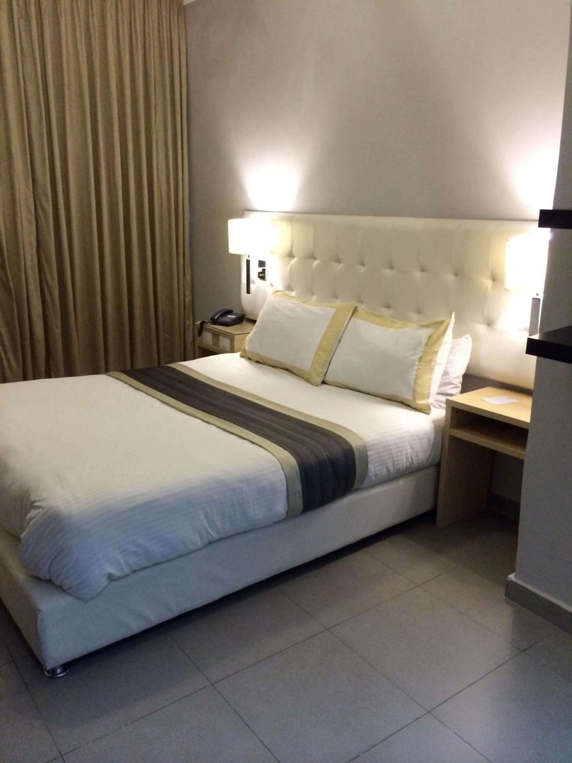 Bed in Crystal Suites