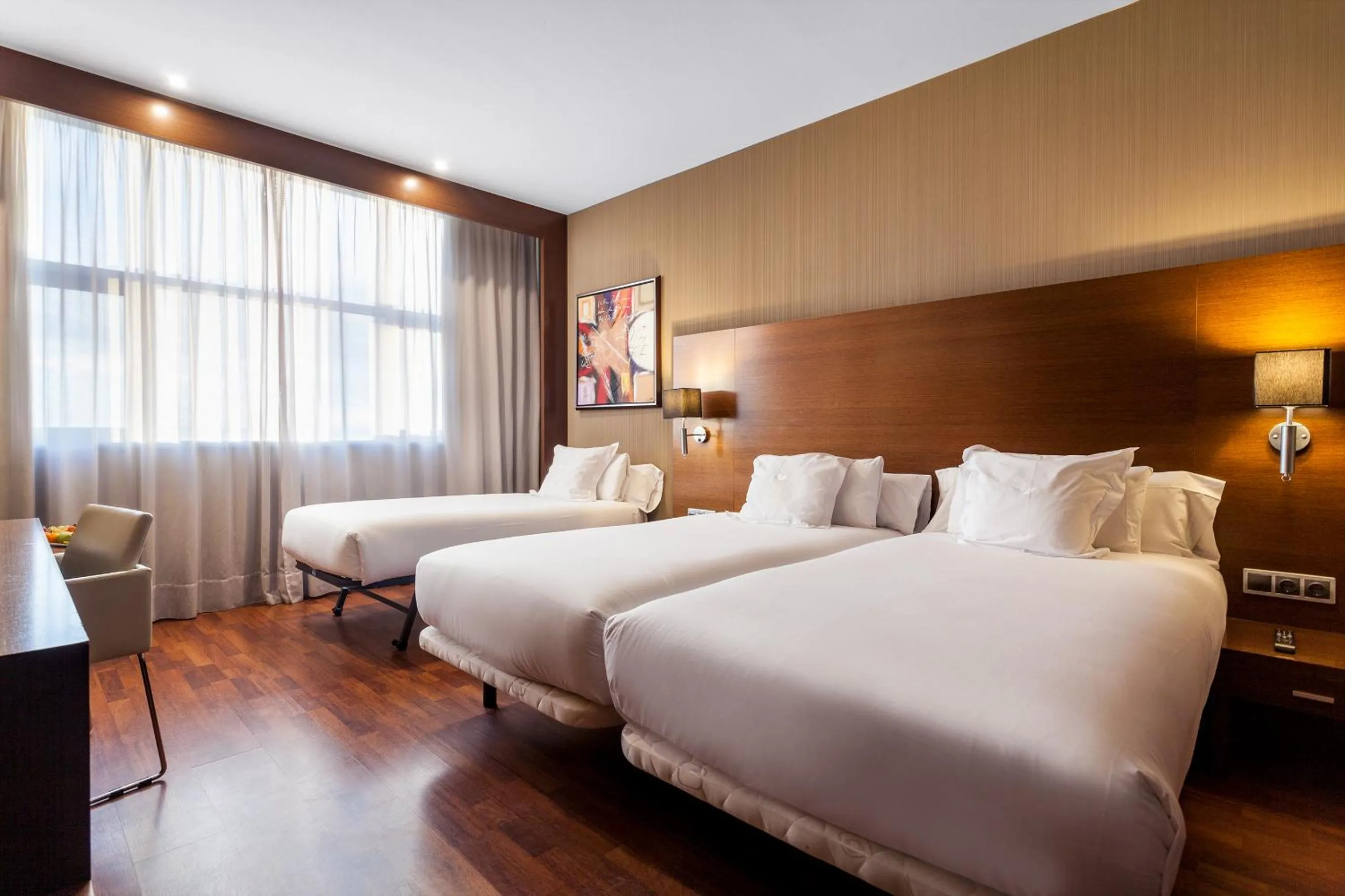 Bedroom, Bed in AZZ Valencia Congress Hotel & Spa