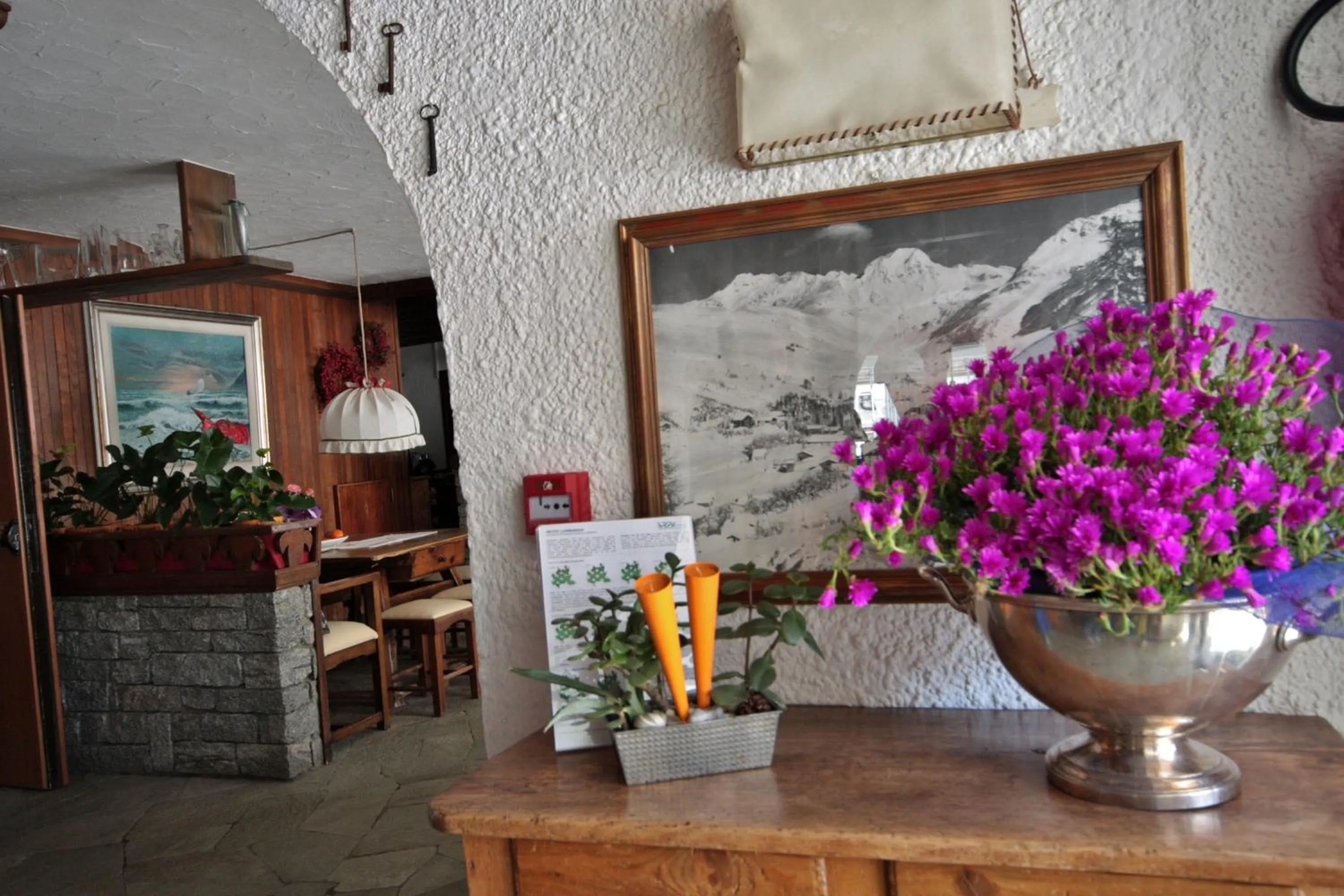 Decorative detail in Hotel La Meridiana