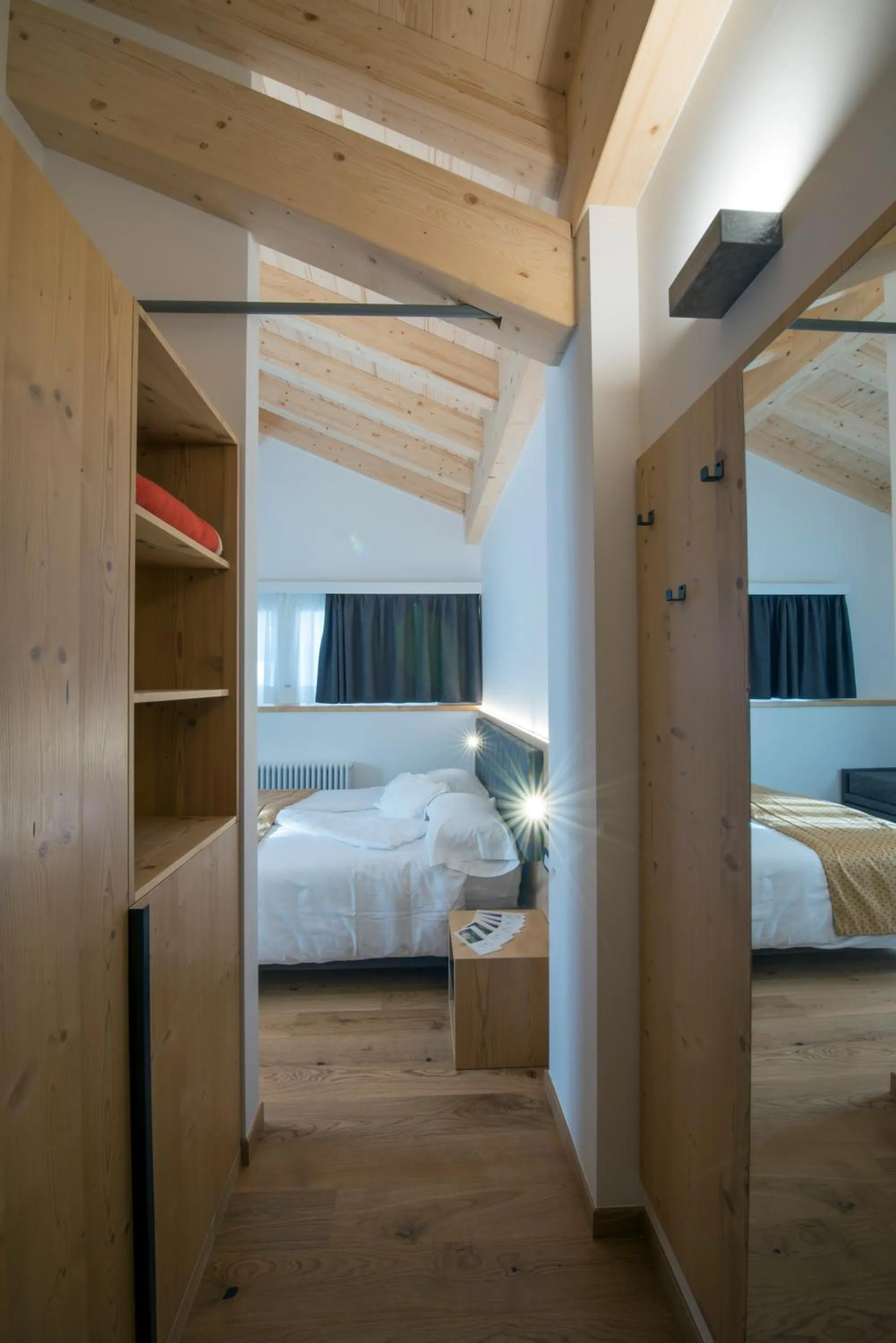 Bed in Hotel La Meridiana