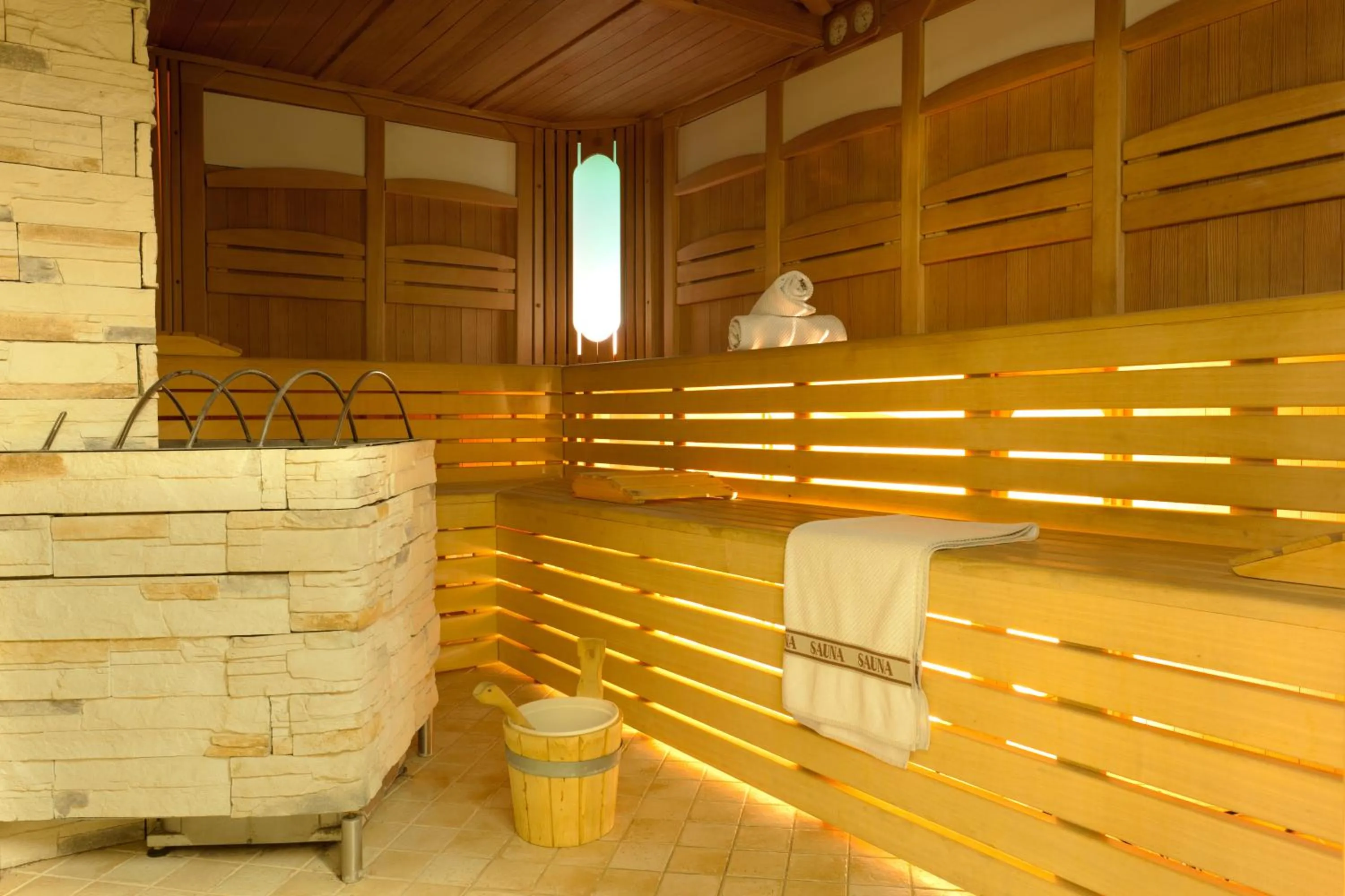 Sauna in Hotel Baita Montana