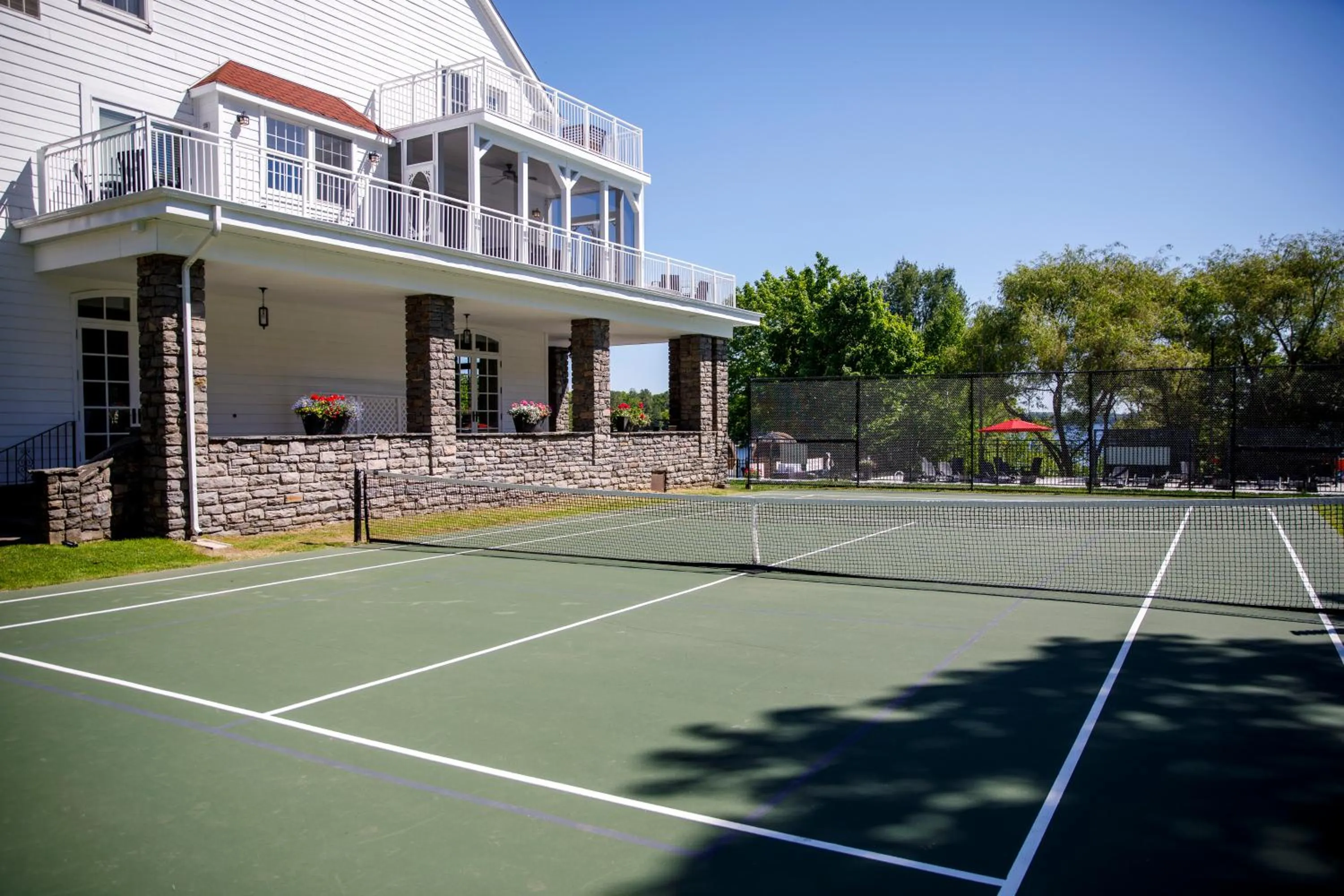 Tennis court in Windermere House
