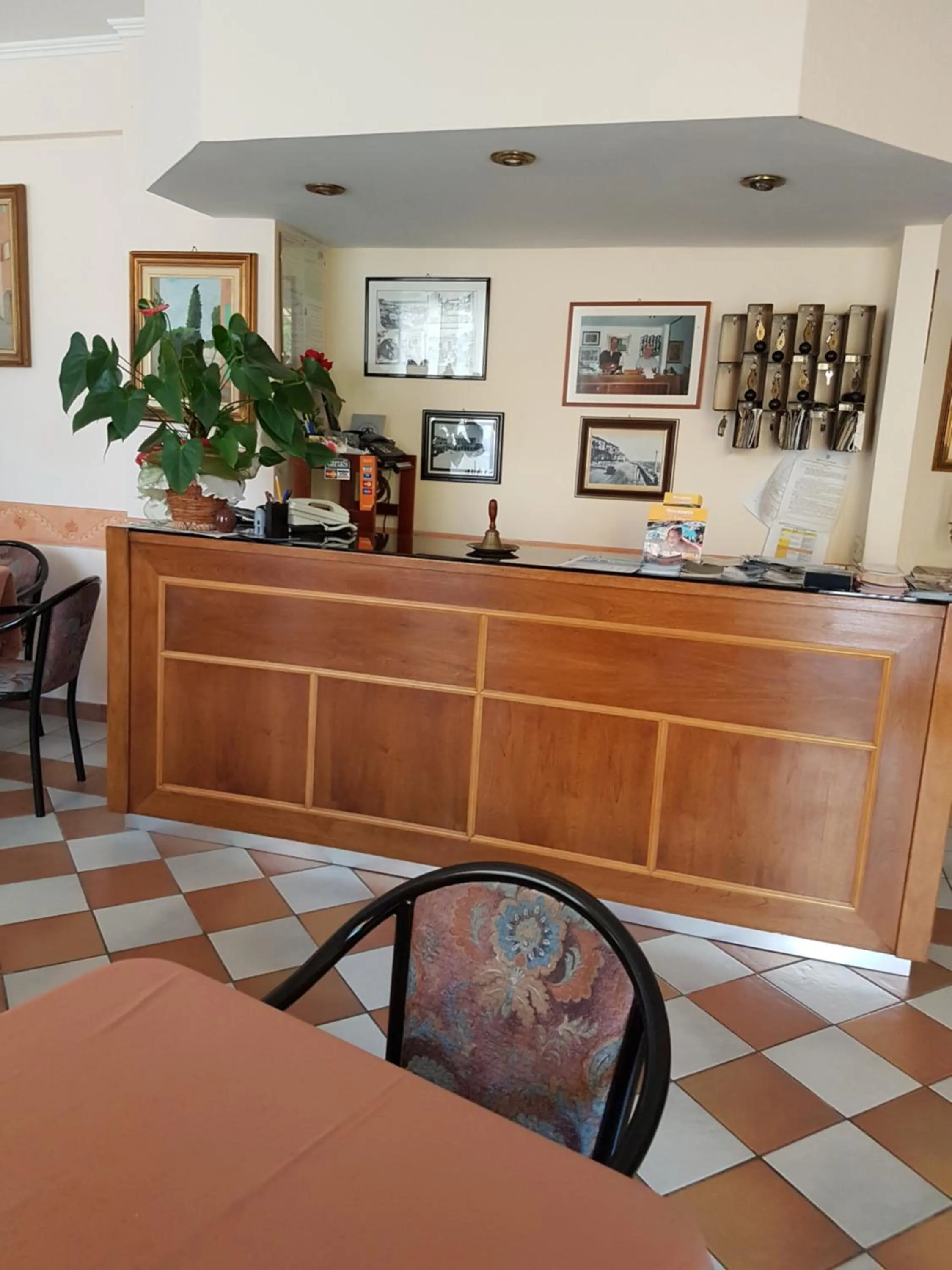 Lobby or reception in Hotel La Margherita