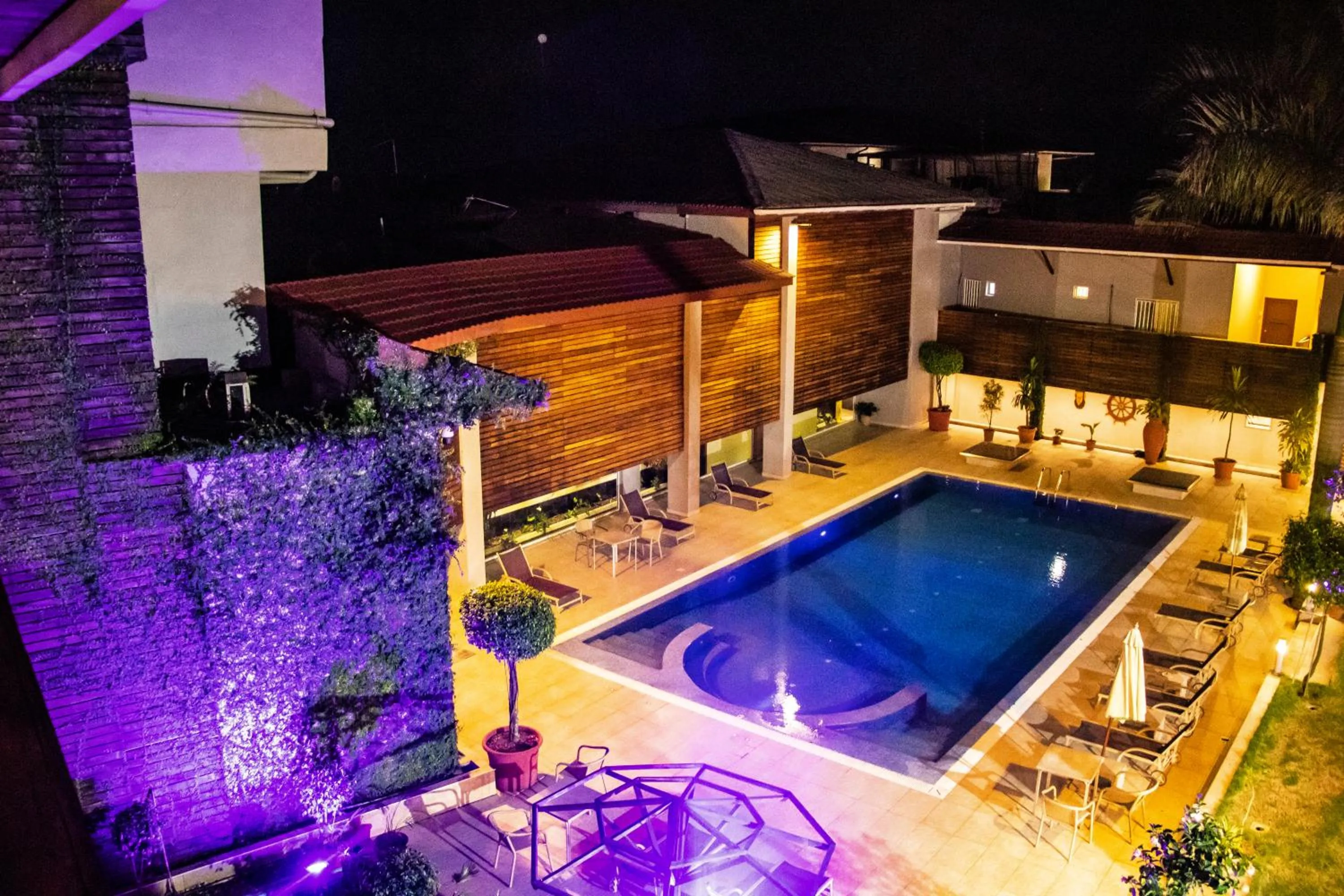 Pool view in Mamba Point Hotel