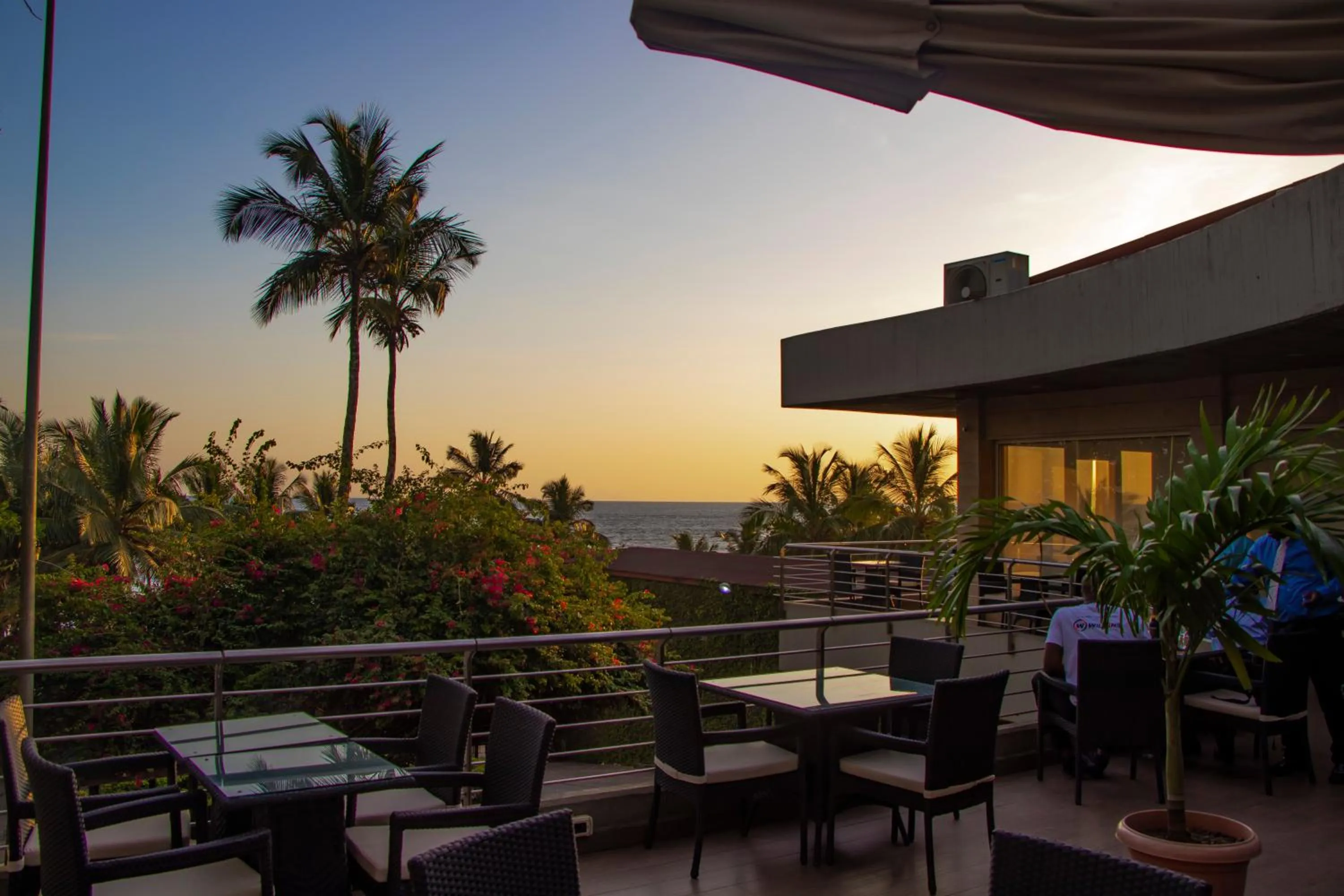 Patio in Mamba Point Hotel